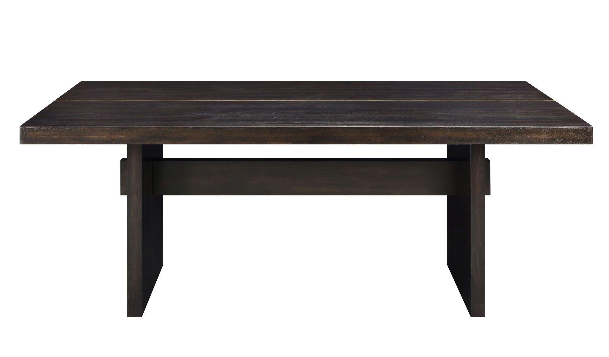 Jaramillo - Rustic Dining Table - Espresso / Gold - Best Buy Furniture