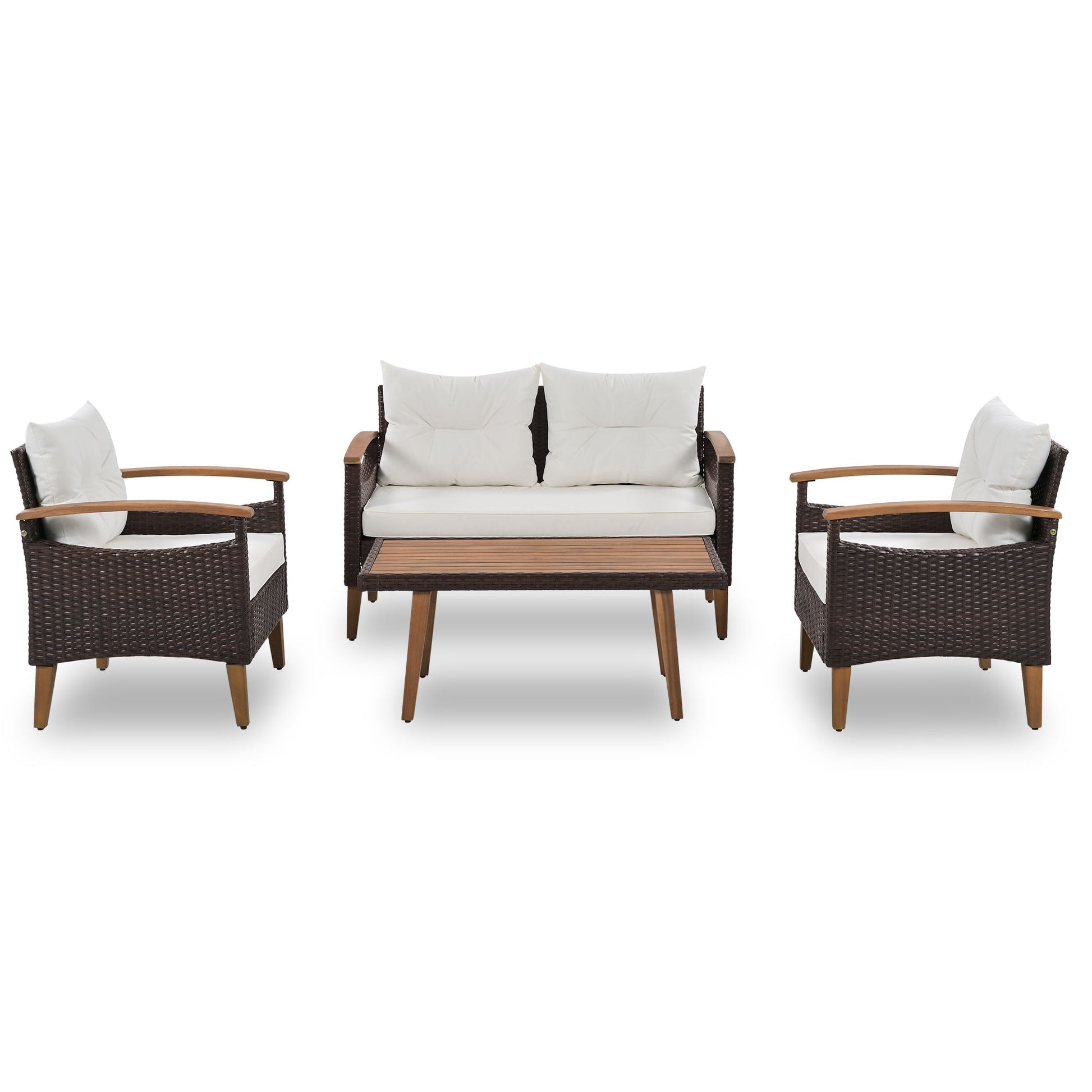 4 Piece Garden Furniture, Patio Seating Set - Best Buy Furniture