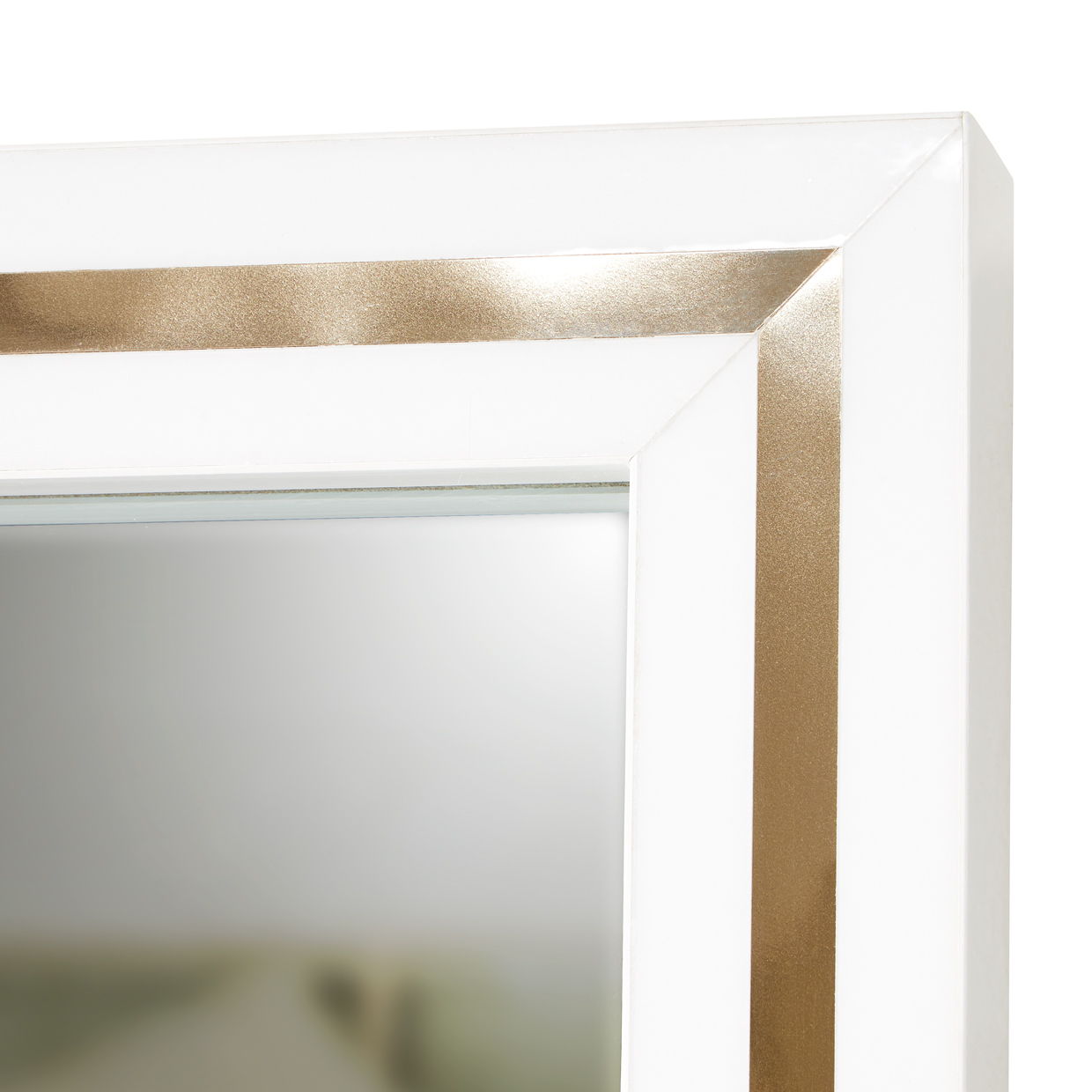 Palm Gate - Wall Mirror - Cloud White - Best Buy Furniture