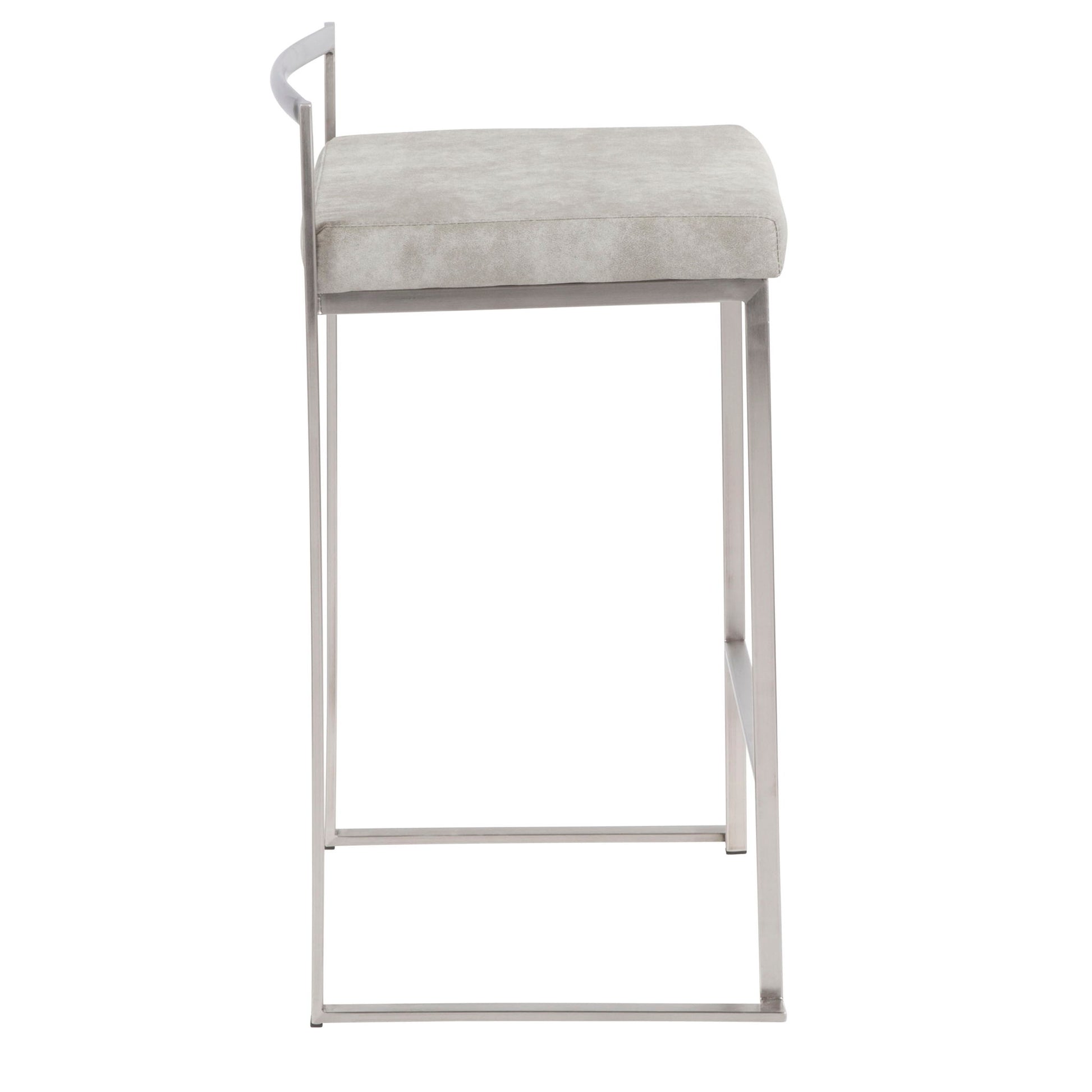 Fuji - Contemporary Elegant Stackable Counter Stool Set - Best Buy Furniture