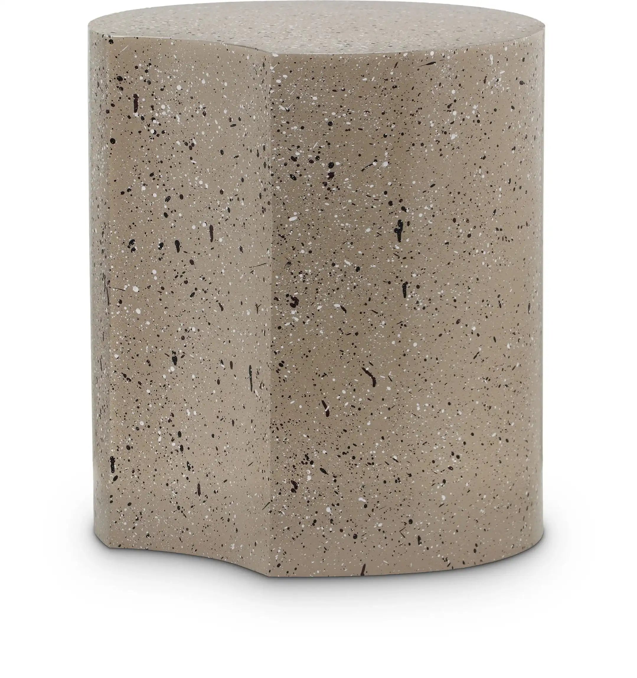 Dimple - End Table - Terazzo Finish - Best Buy Furniture