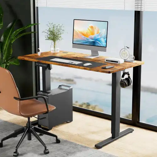 Adjustable Electric Standing Desk, 63 x 24 Inch, 3 Memory Presets - Best Buy Furniture