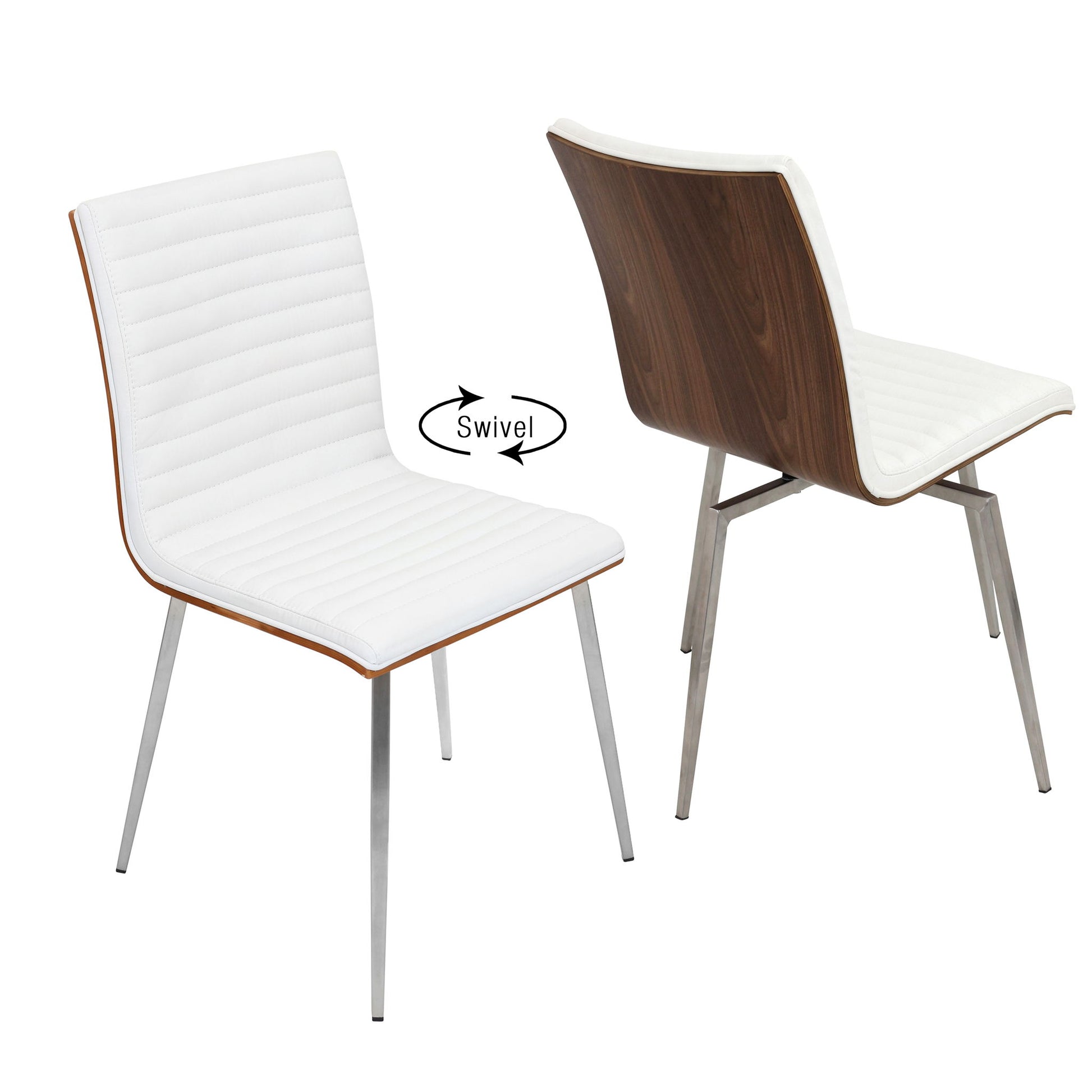 Mason - Contemporary Dining Chair (Set of 2) With Swivel - Best Buy Furniture