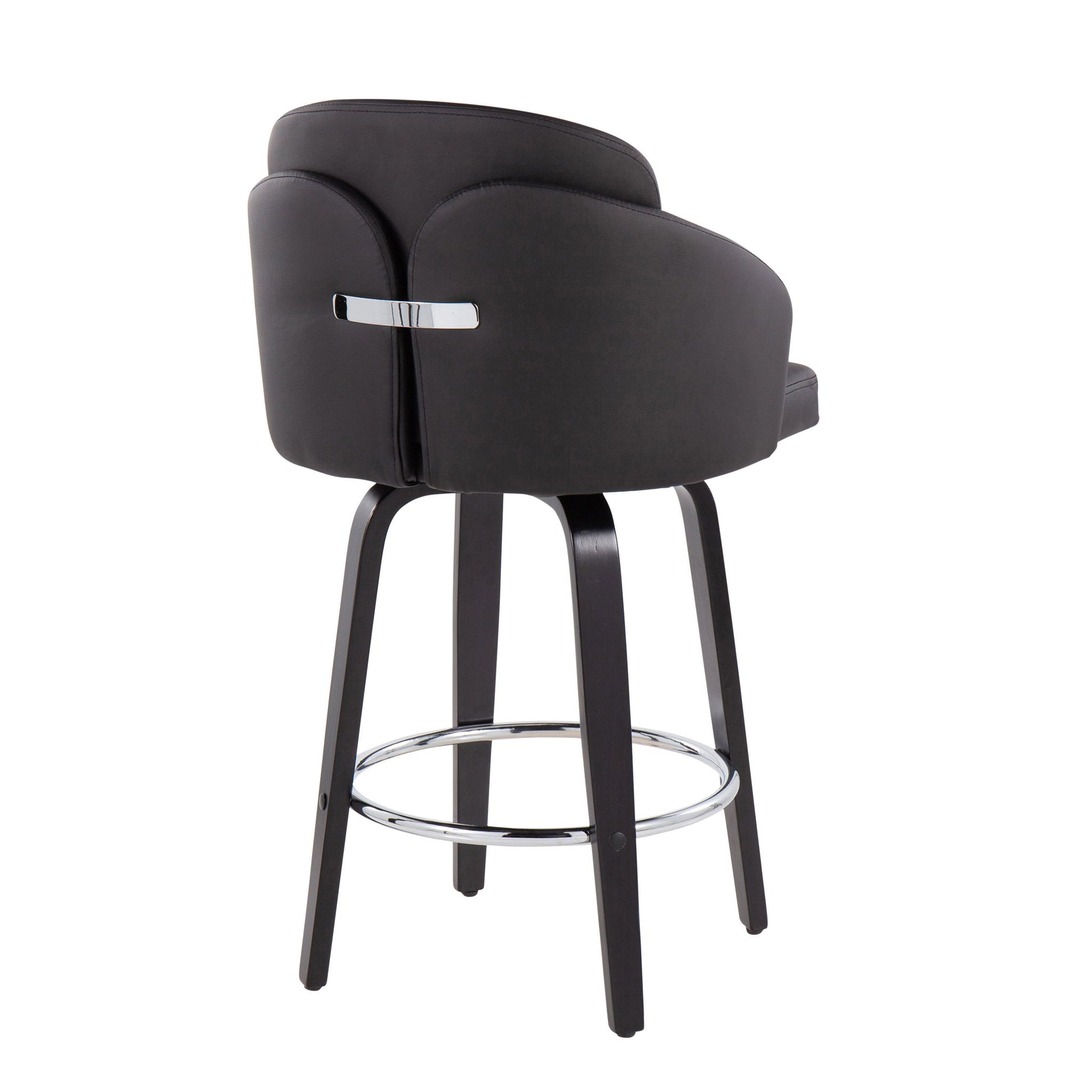 Dahlia - Contemporary Counter Stool Round Footrest (Set of 2) - Best Buy Furniture