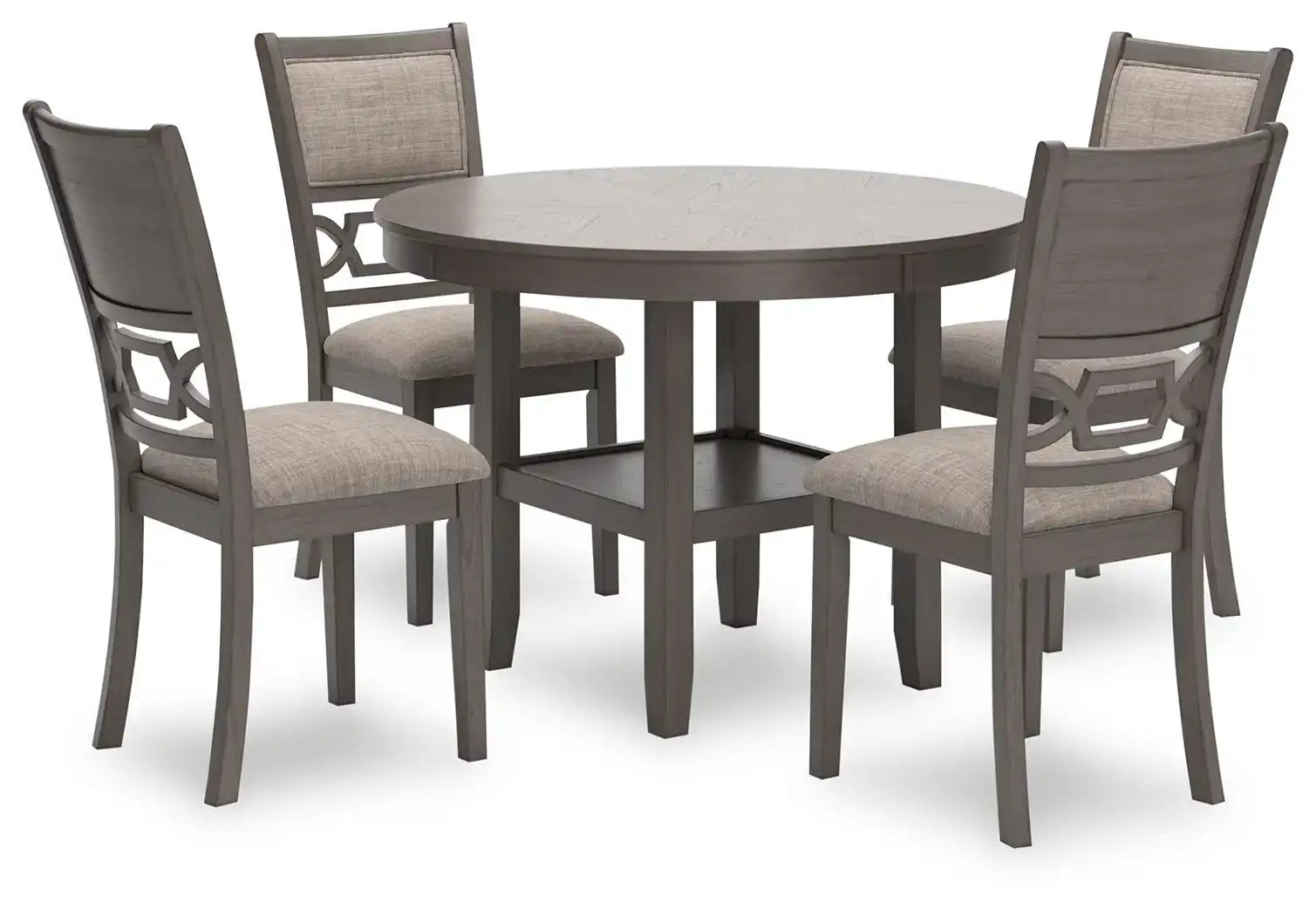 Wrenning - Dining Room Table Set (Set of 5) - Gray - Best Buy Furniture