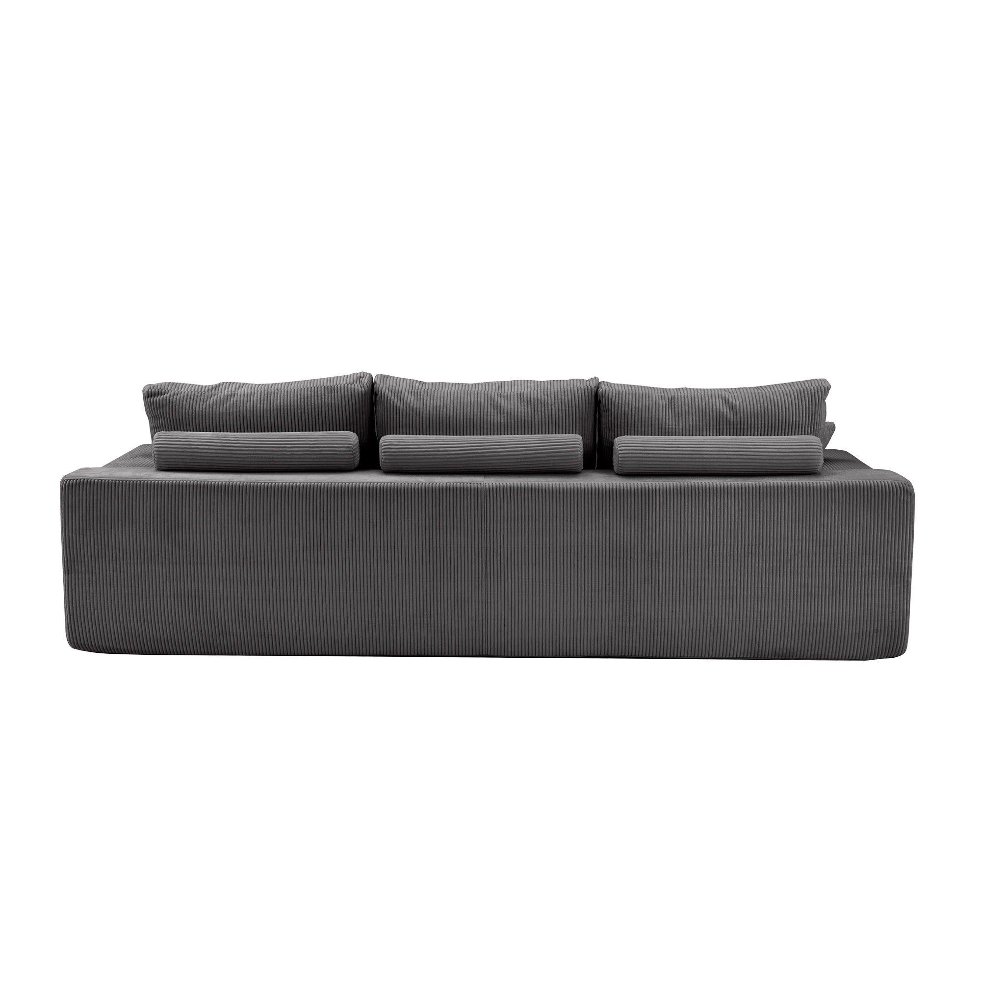 L Shaped Sectional Sofa, Full Compression 3 Seater Cloud Couch With Chaise - Best Buy Furniture