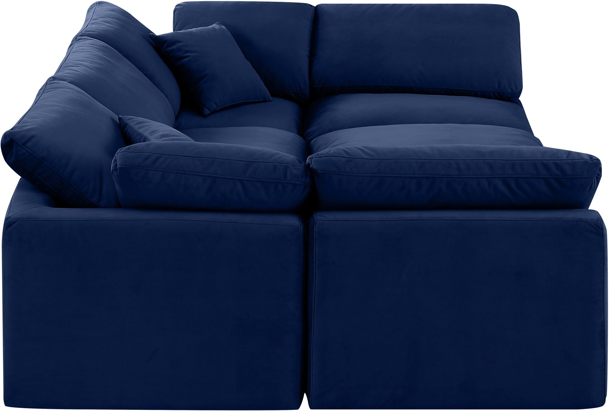 Indulge - Velvet 6 Piece Modular Sectional - Best Buy Furniture