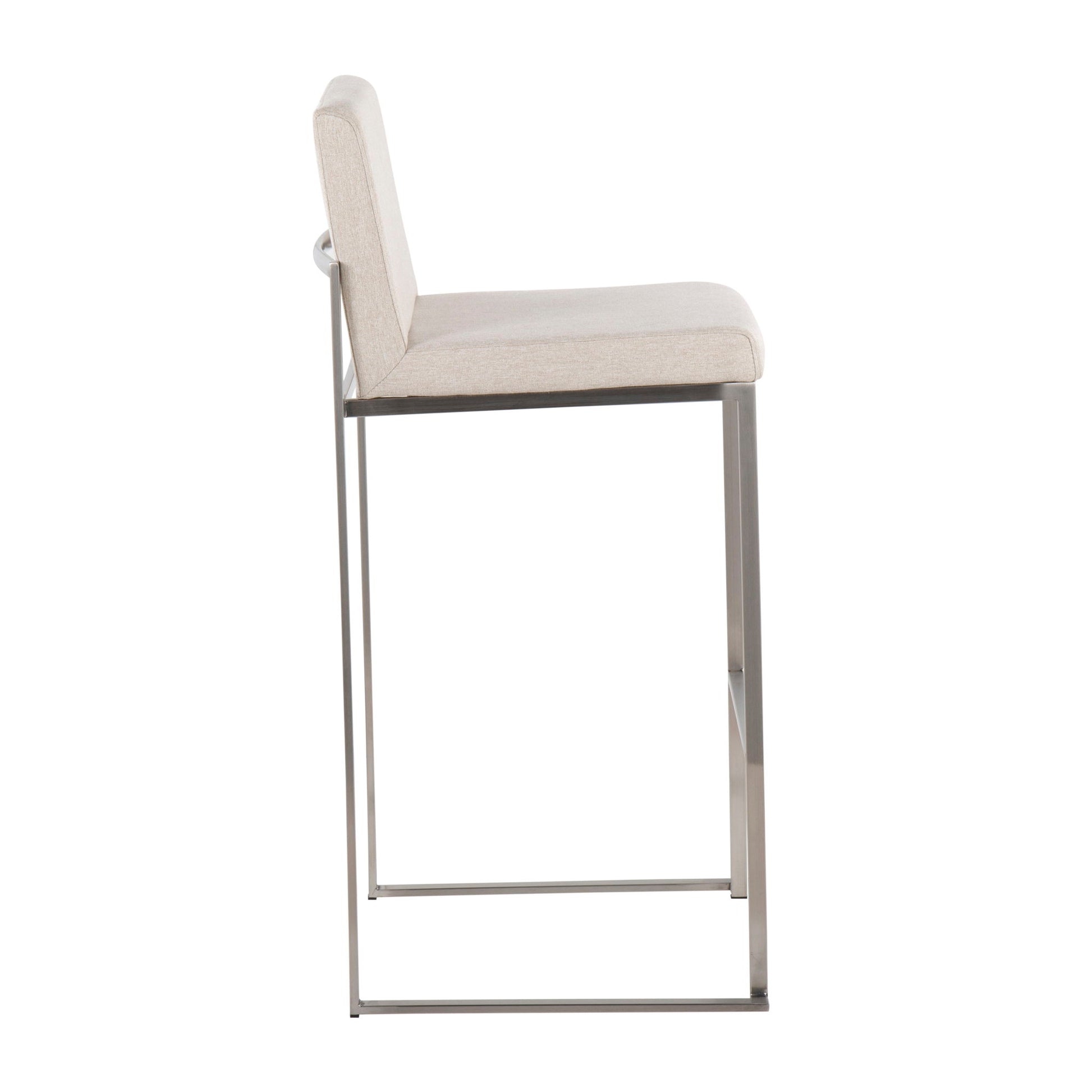 Fuji - Contemporary And Modern Elegance High Back Barstool - Best Buy Furniture