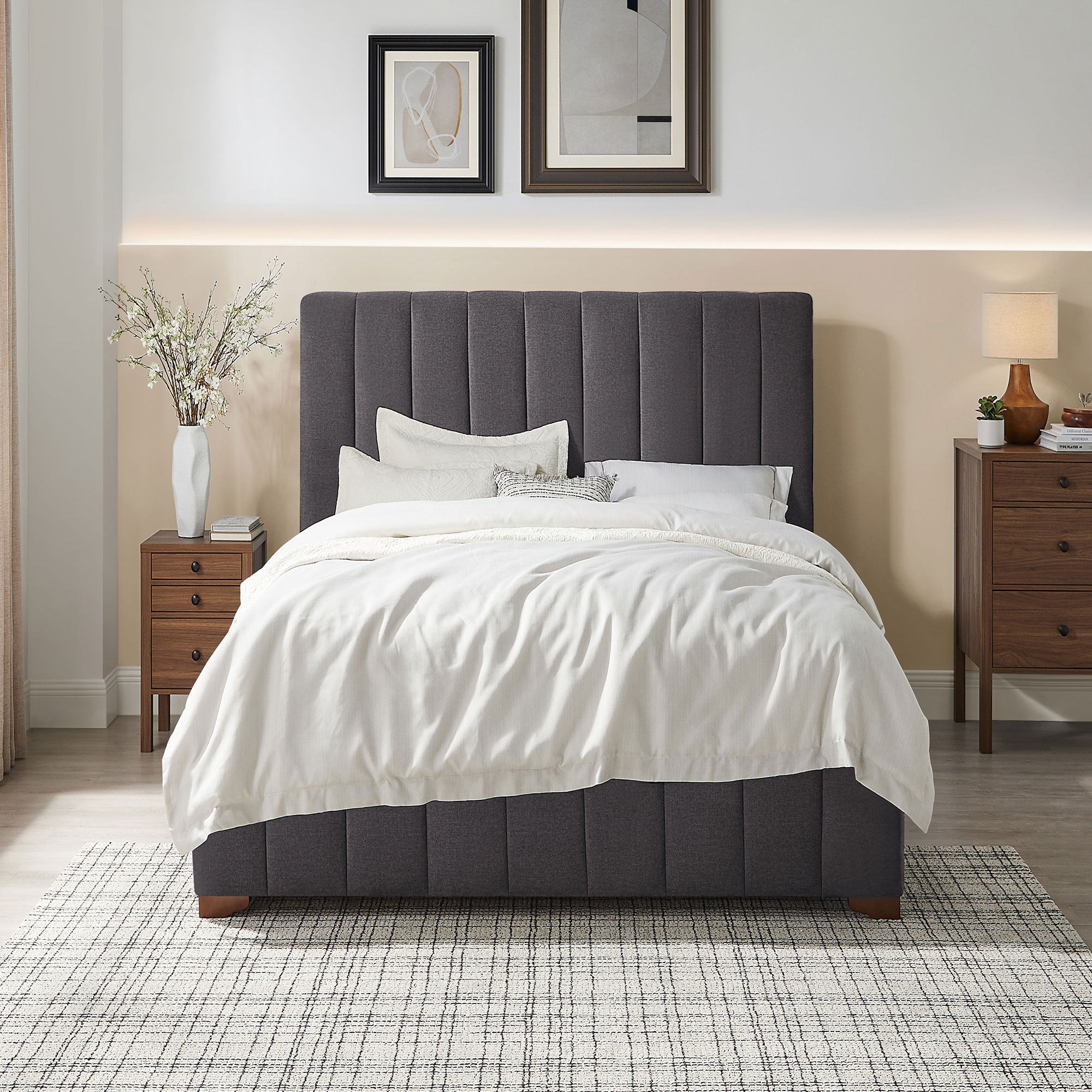 Upholstered Wingback Bed - Best Buy Furniture
