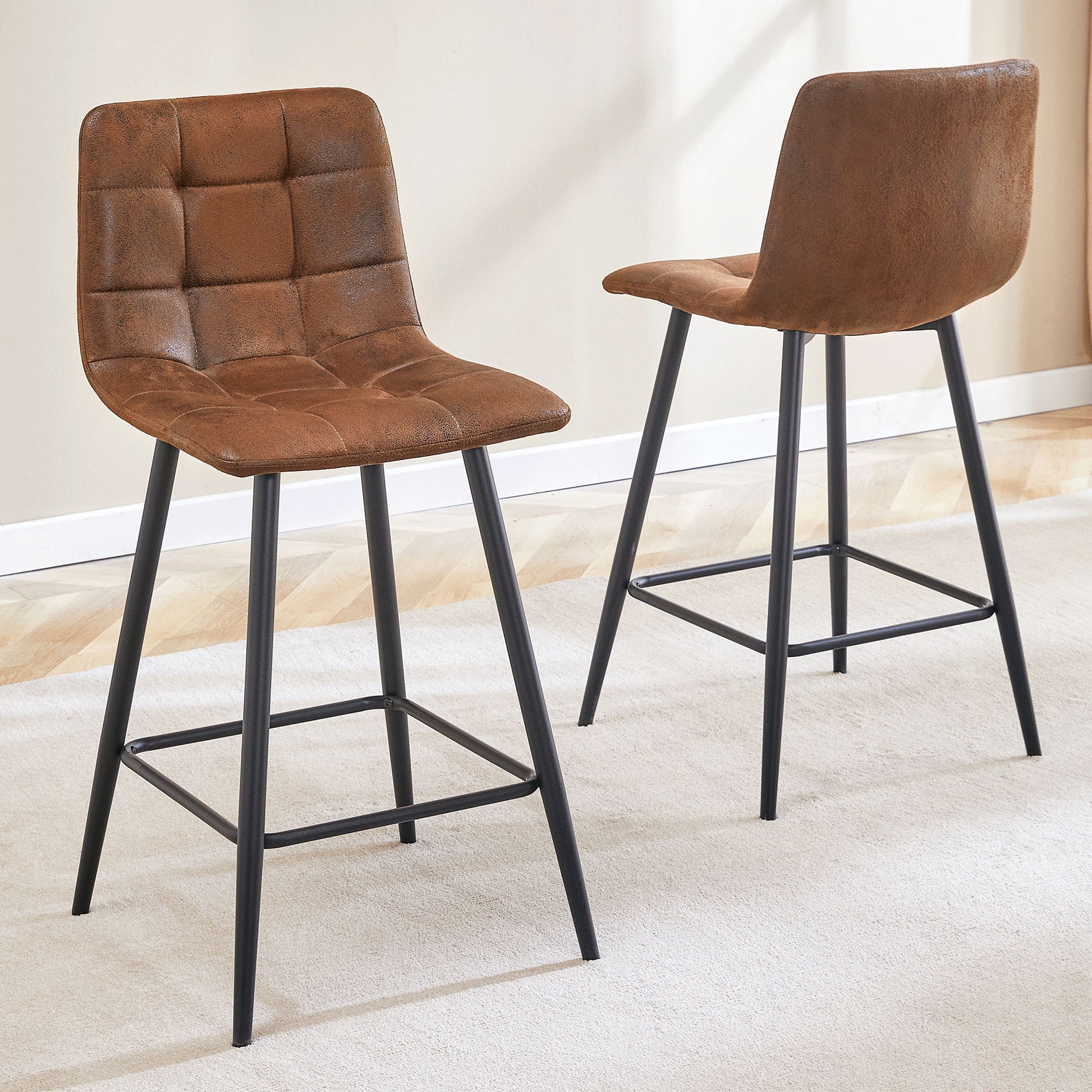 Bar Chair Set Comfortable With Metal Legs And Ergonomic Design - Best Buy Furniture