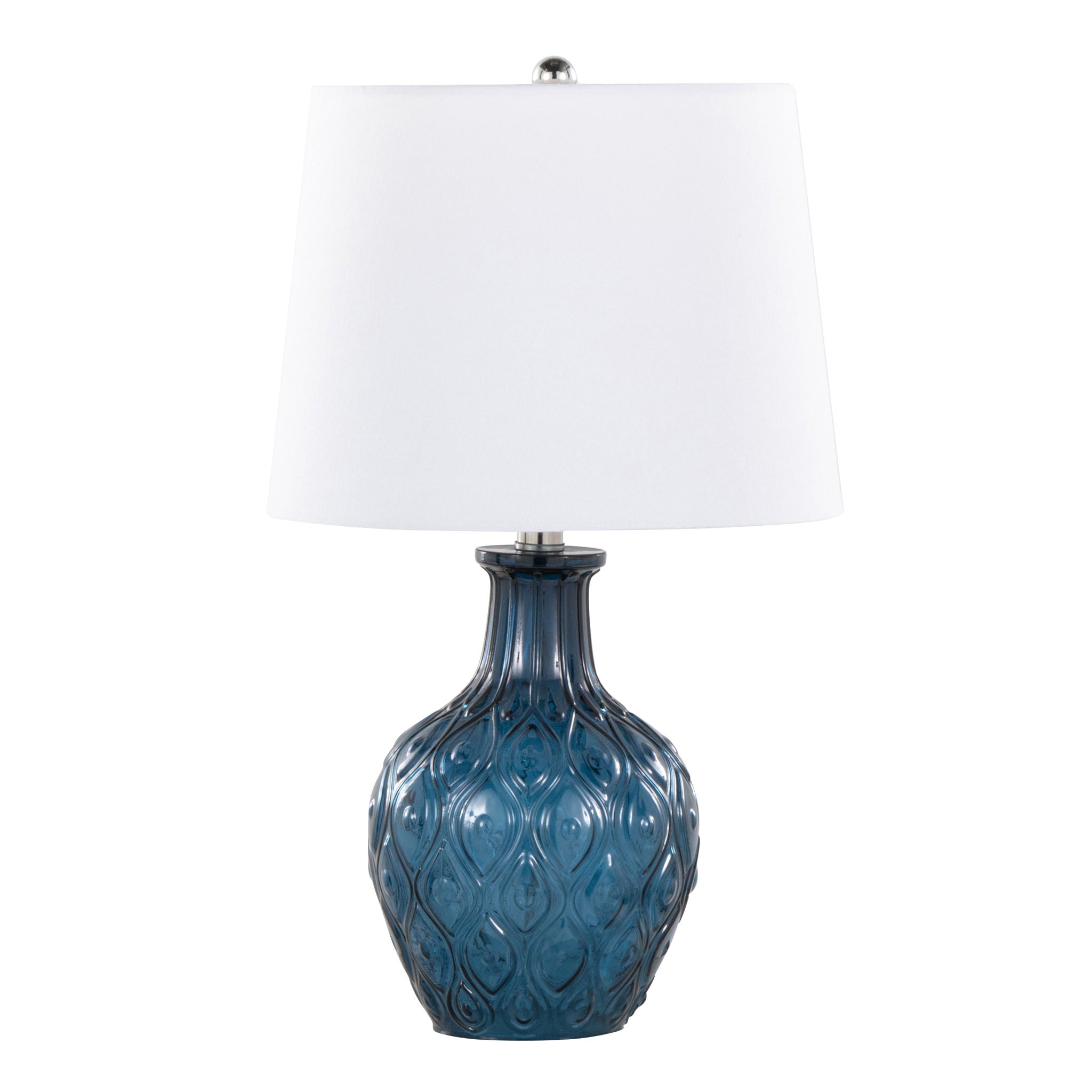 Gloria - Round Contemporary Lamp (Set of 2) - Best Buy Furniture