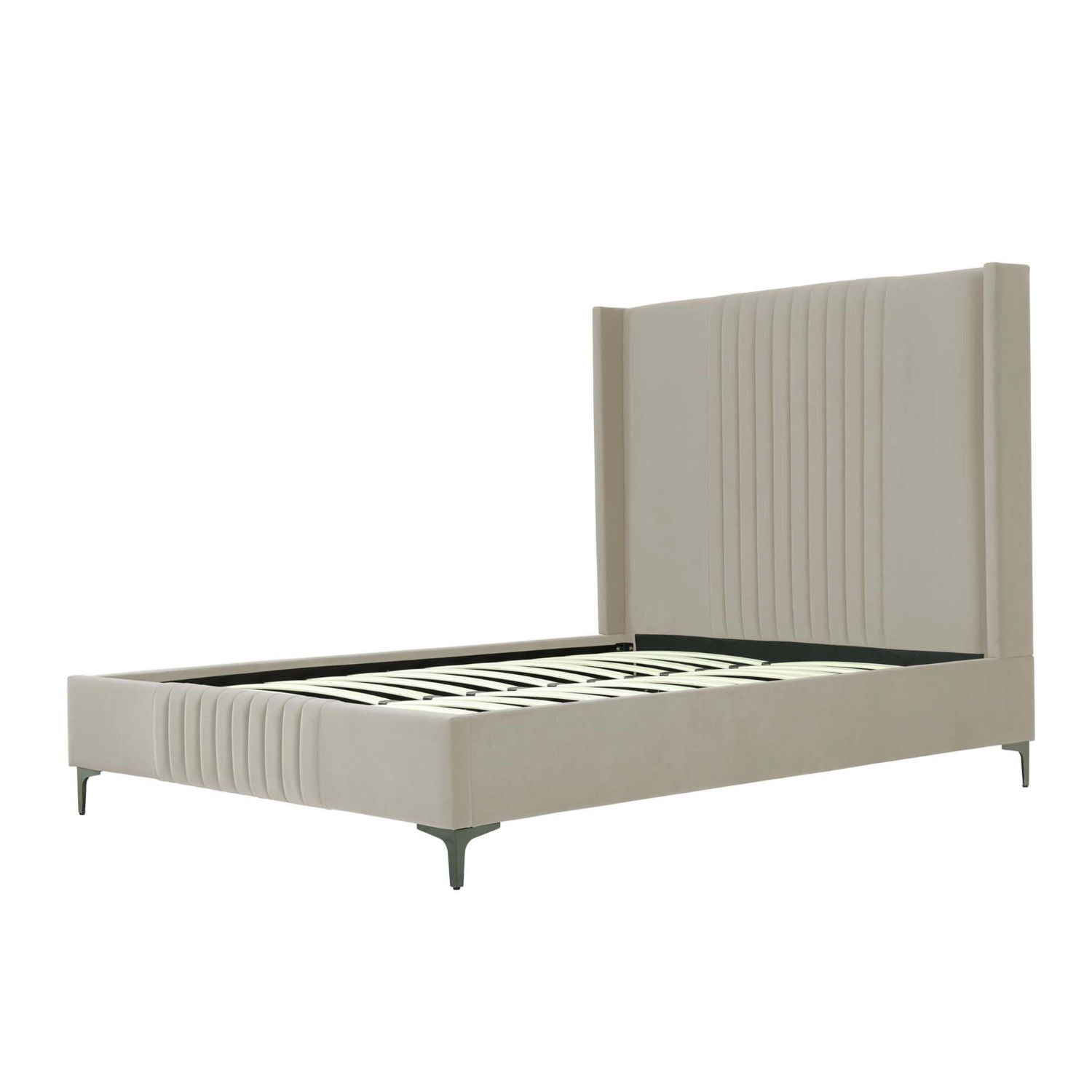 Promenade - Bed With Upholstered Headboard And Slats