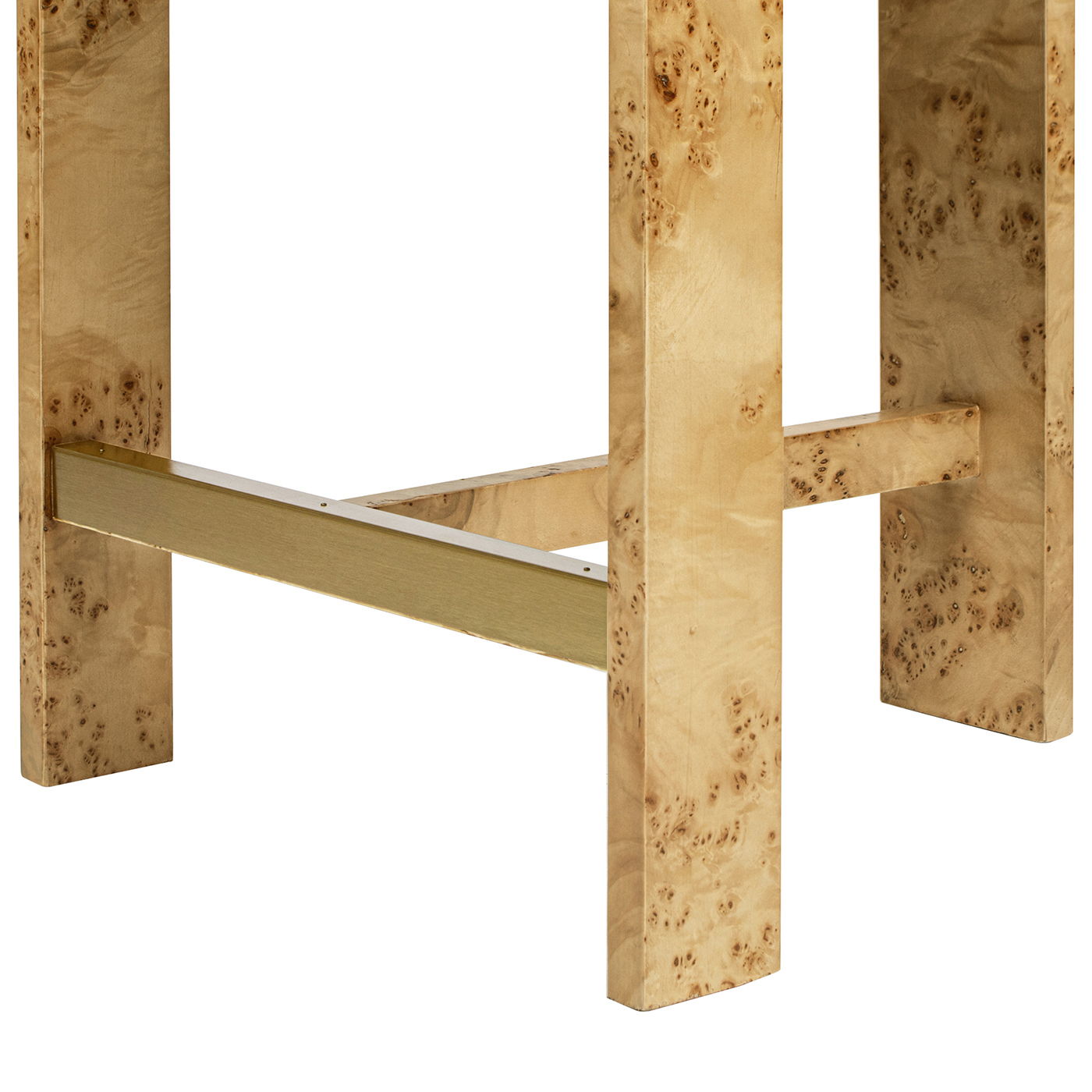 Vavona - Burl Upholstered Barrel Back Counter Height Bar Stool - Polar Off White - Best Buy Furniture