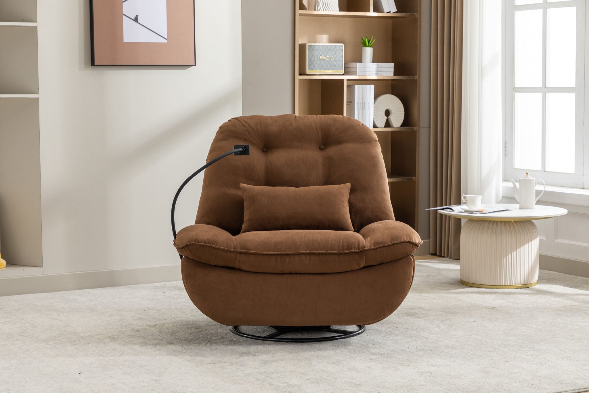 Power Recliner Swivel Glider USB Charger With Bluetooth Music Player, Sleep, Working, Game And Leisure - Best Buy Furniture