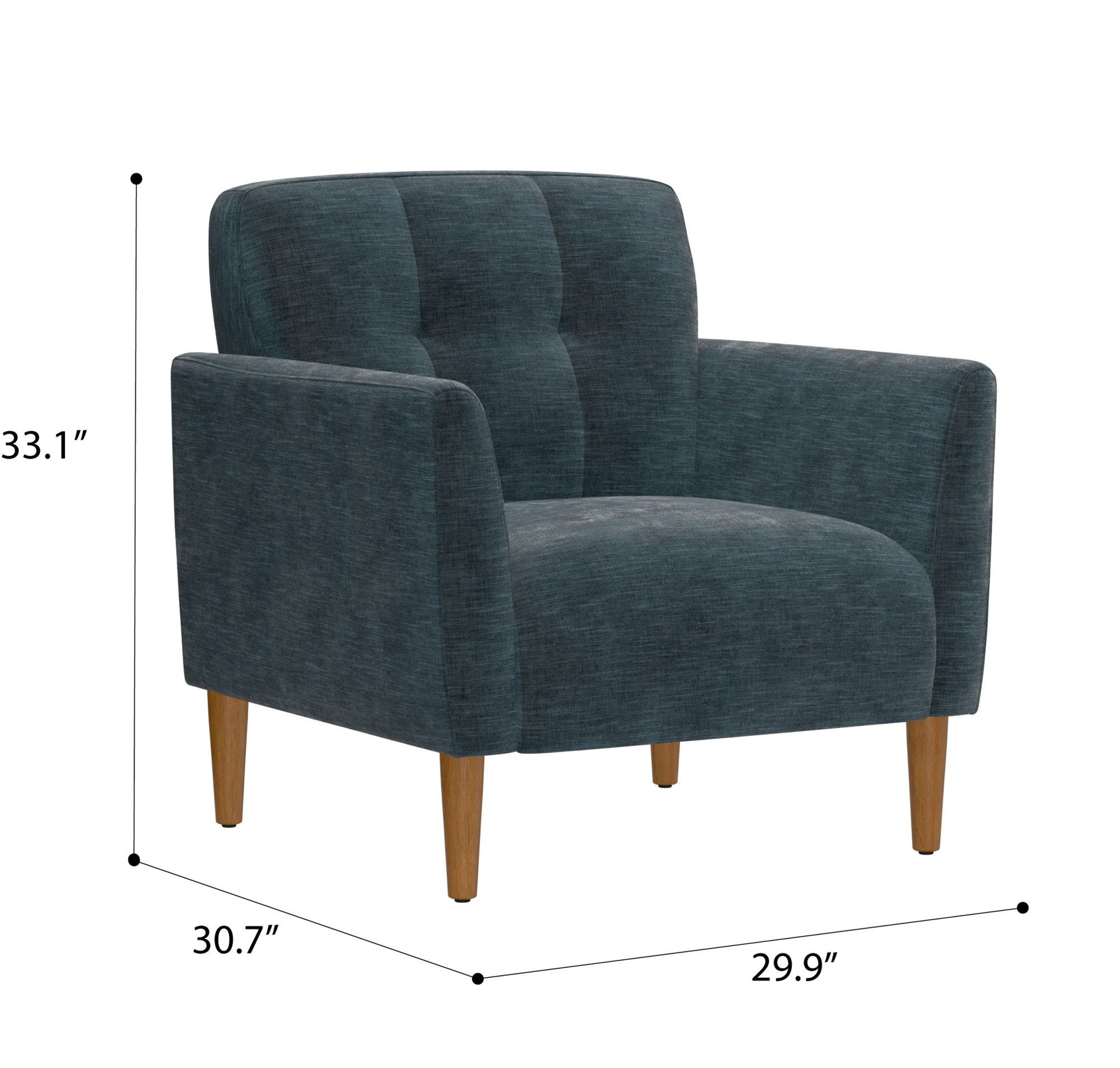 Joanne - Accent Chair - Blue - Best Buy Furniture