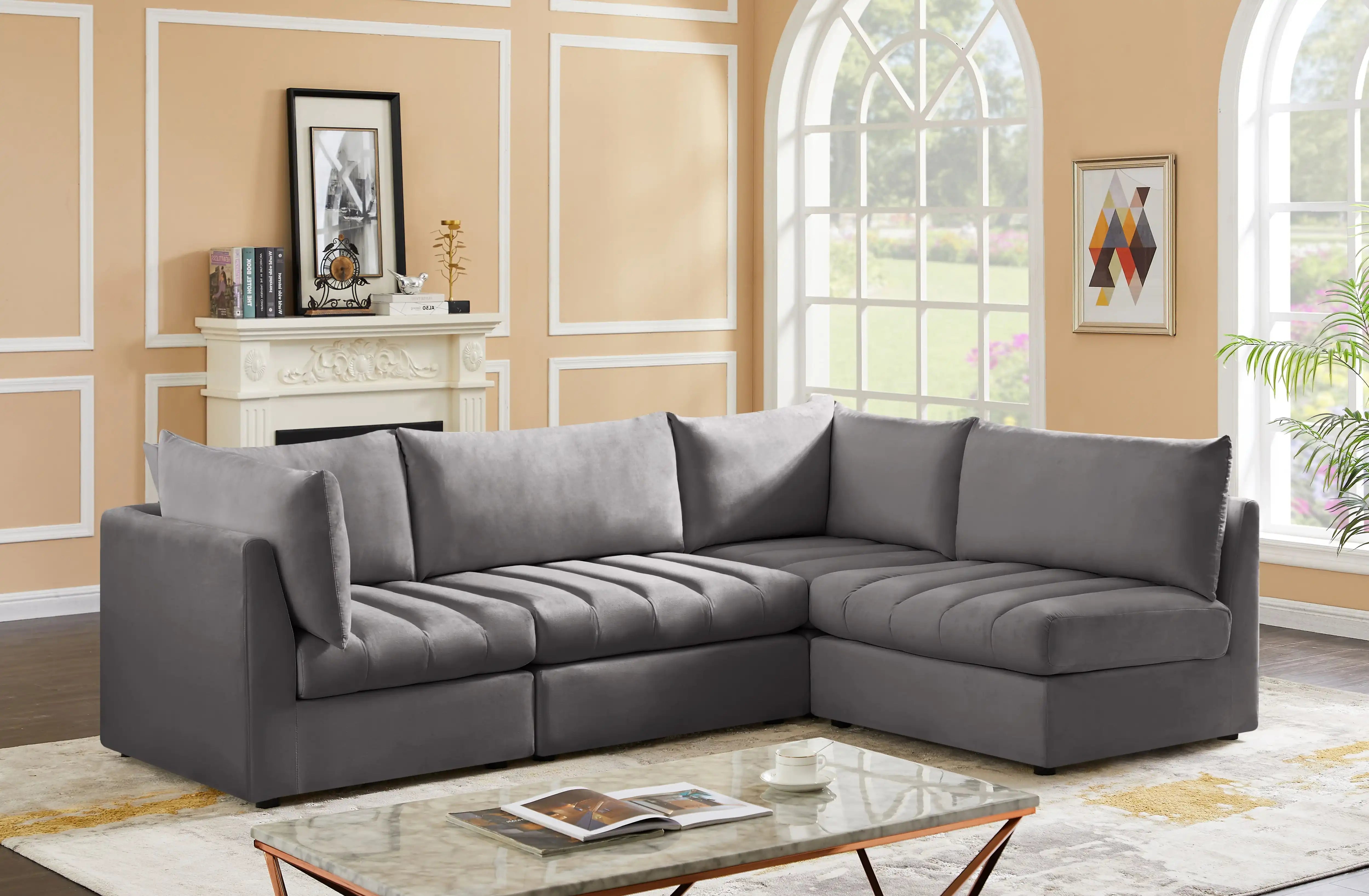 Jacob - 4 Pc. Modular Sectional - Best Buy Furniture