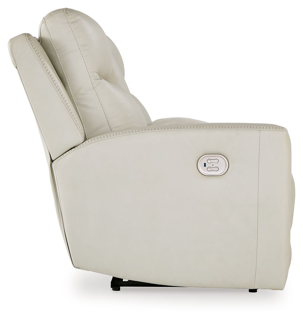 Mindanao - 3 Pc. - Power Reclining Sofa, Power Reclining Loveseat With Console, Power Recliner - Coconut - Best Buy Furniture
