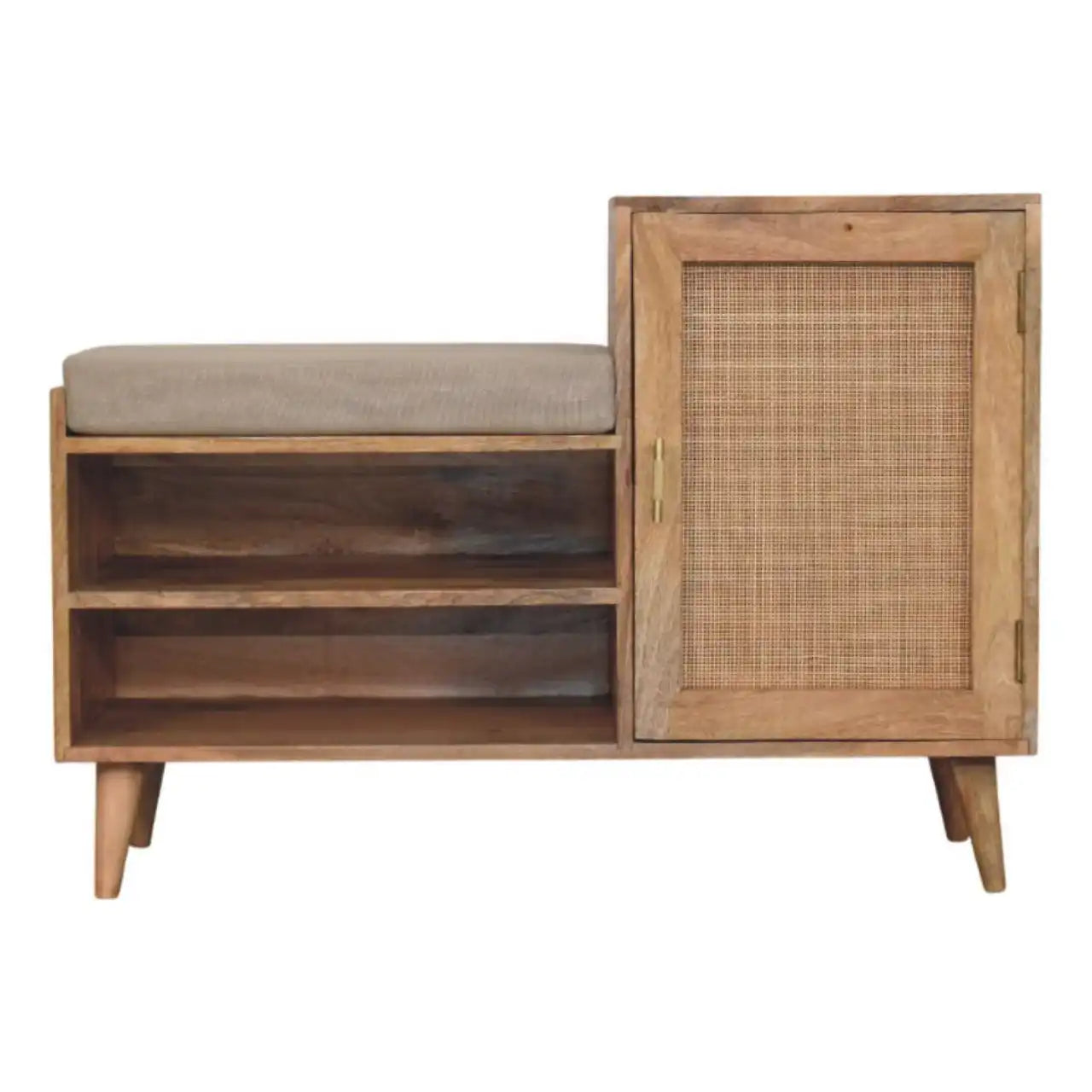 Larissa - 2 Slot Bench Unit - Beige - Best Buy Furniture