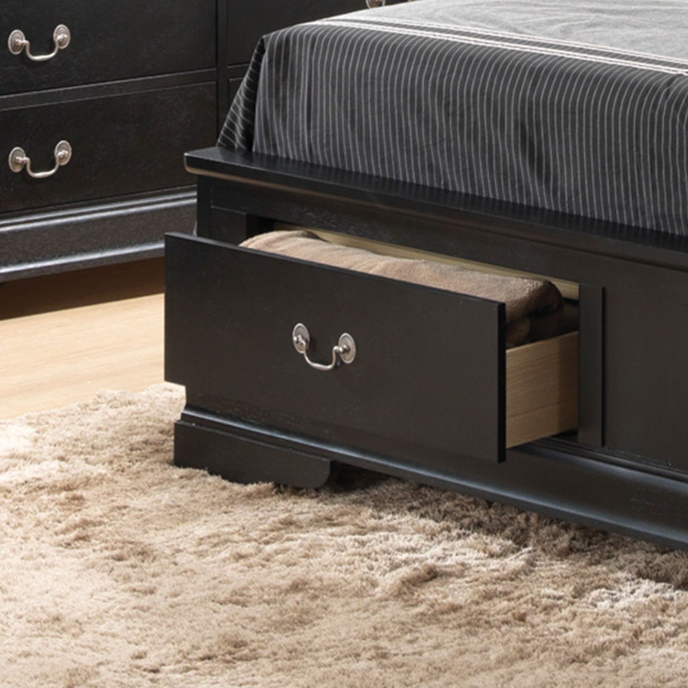 Louis Phillipe - Storage Bed - Best Buy Furniture