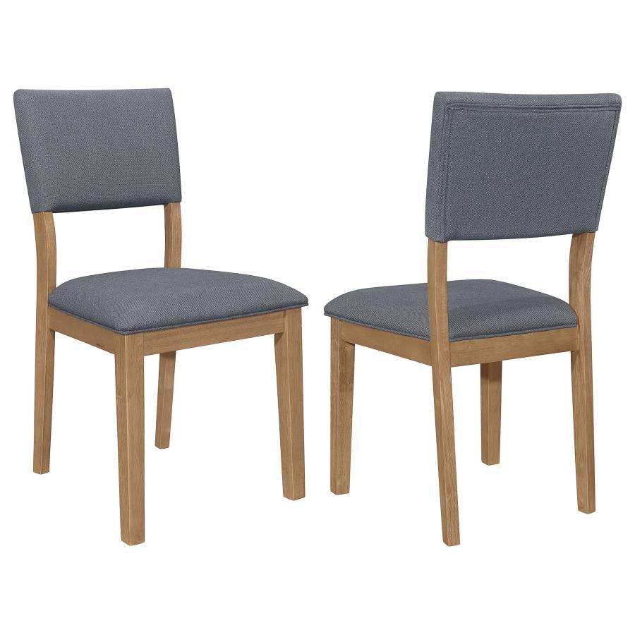 Sharon - Fabric Upholstered Dining Side Chair (Set of 2) - Brown - Best Buy Furniture