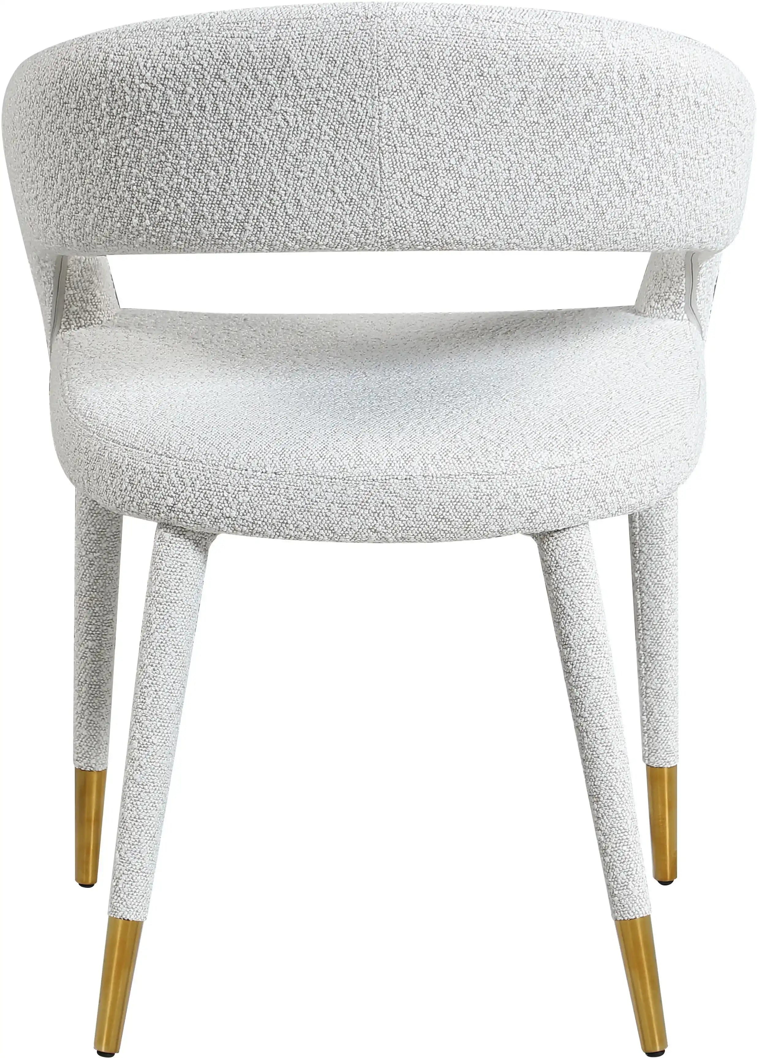 Destiny - Fabric Dining Chair - Cream - Best Buy Furniture