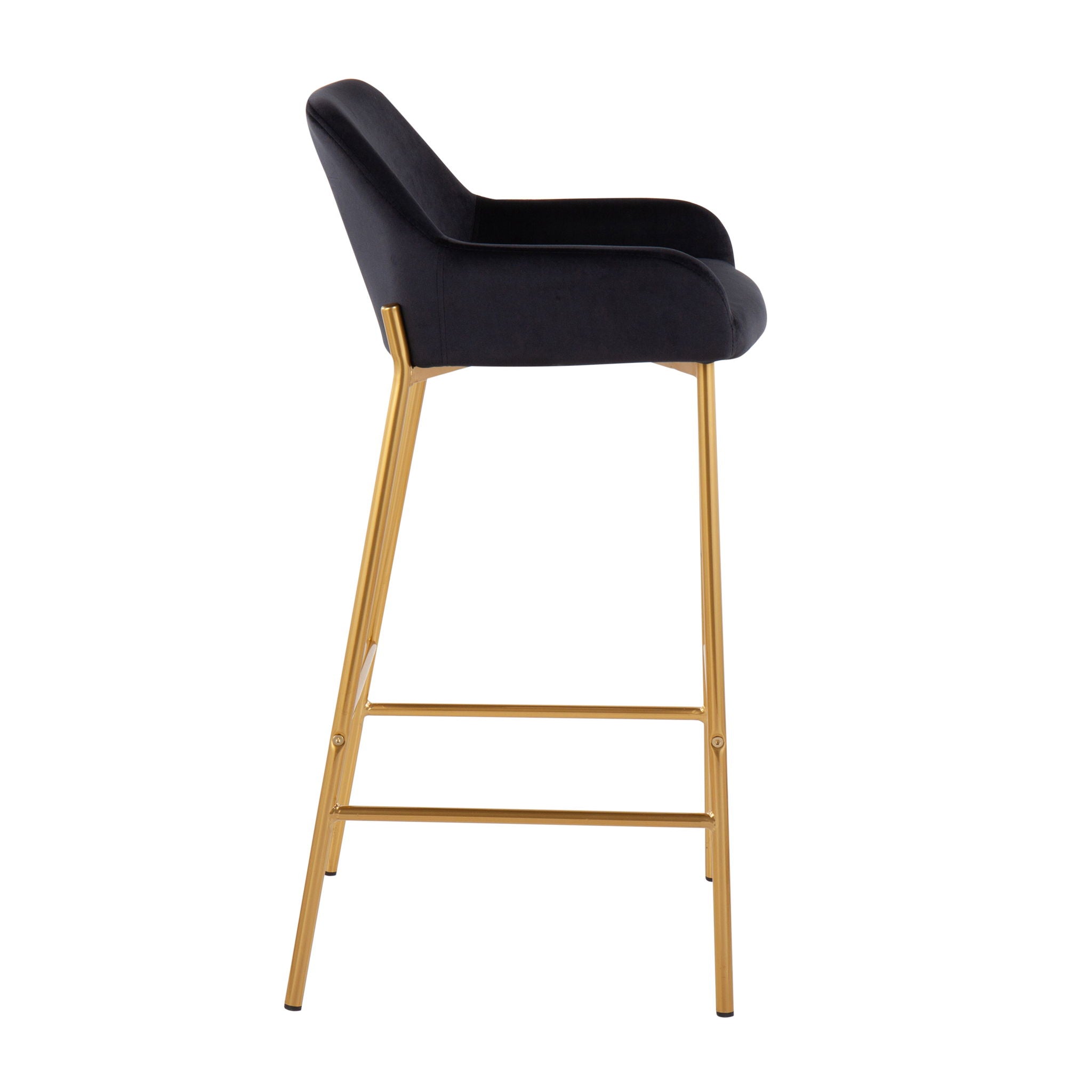 Daniella - Contemporary / Glam Fixed Height Bar Stool (Set of 2) - Best Buy Furniture