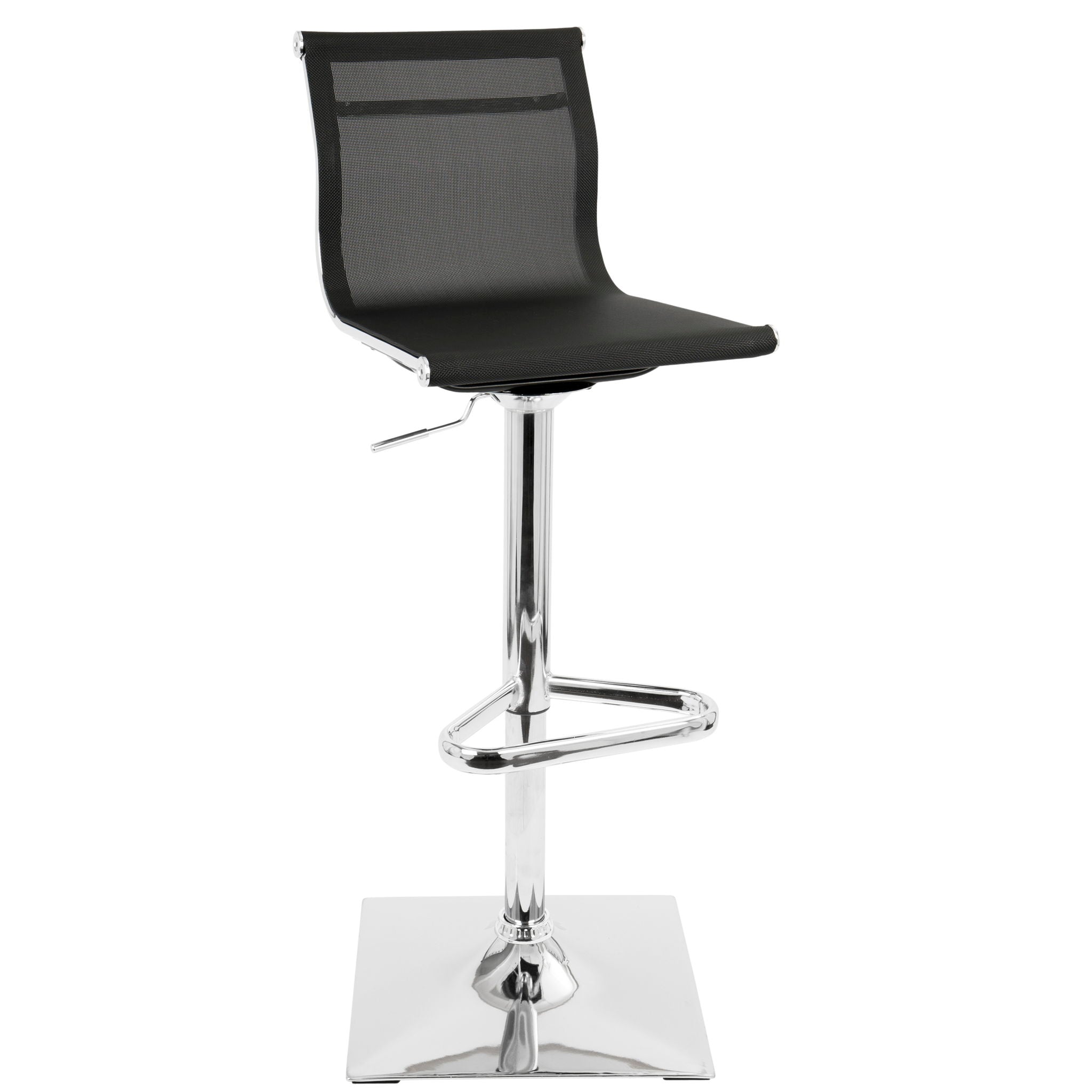 Mirage - Contemporary Adjustable Barstool With Swivel - Best Buy Furniture