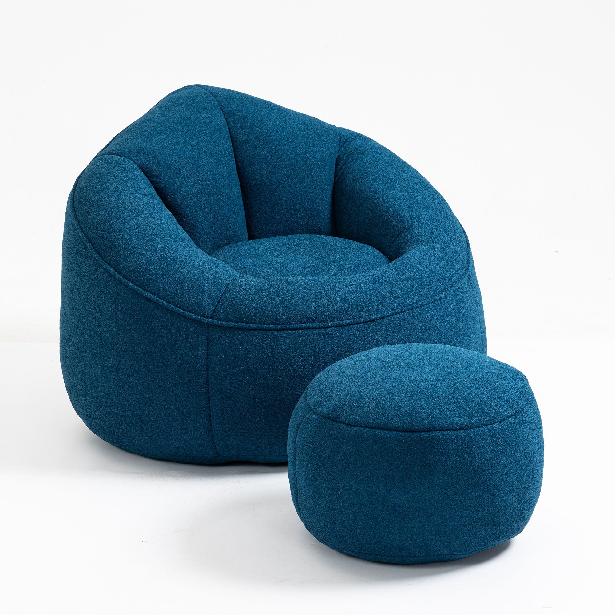 Bedding Bean Bag Sofa Chair High Pressure Foam With Footrest - Best Buy Furniture