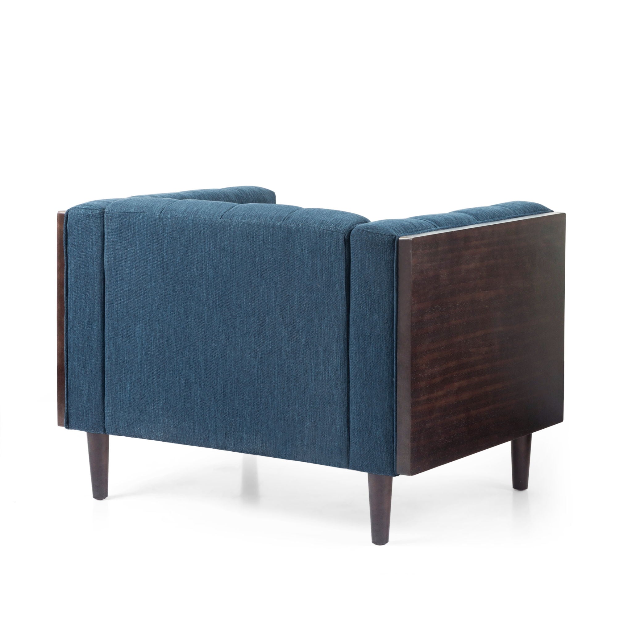 Contemporary Club Chair With Button Tufted Waffle Stitch - Best Buy Furniture