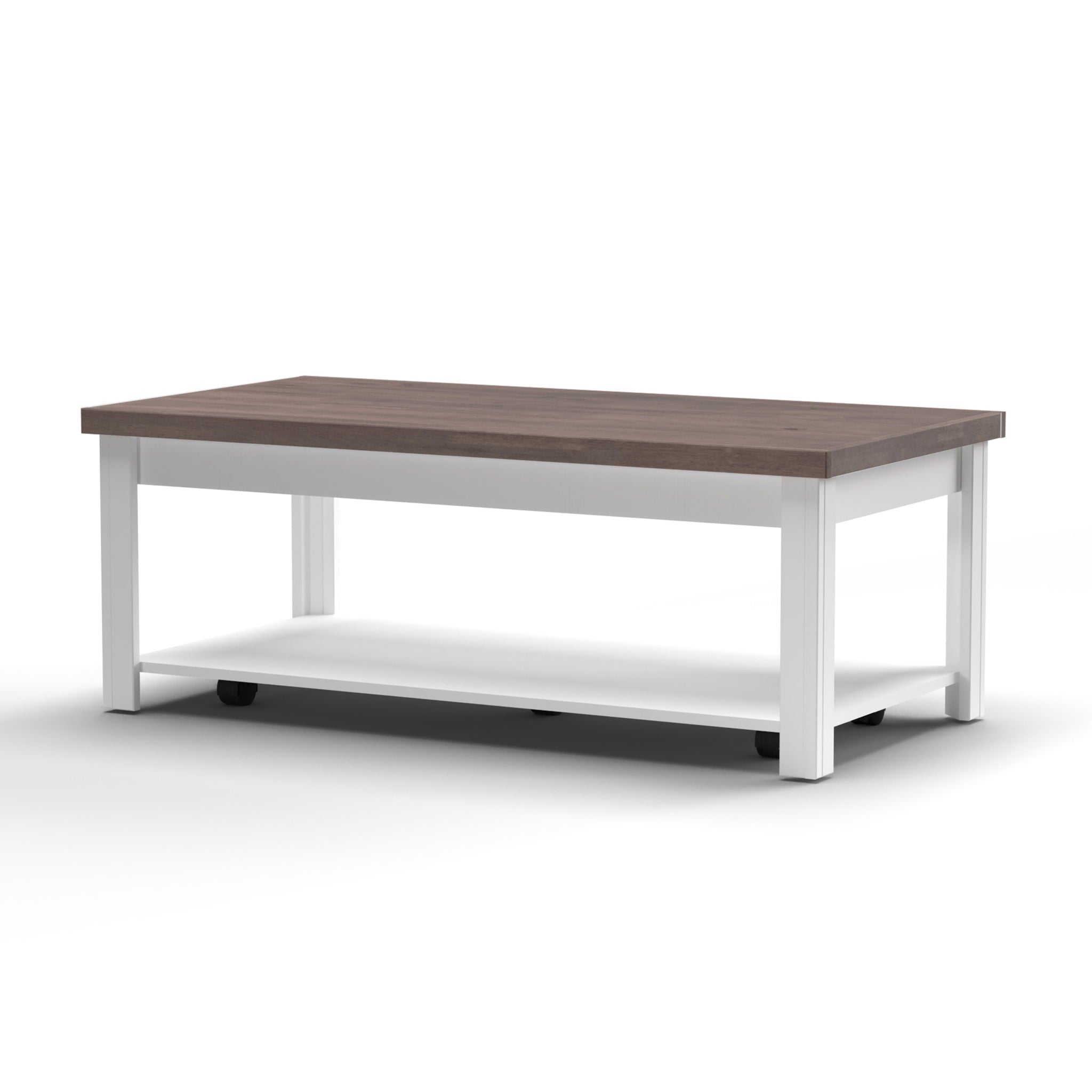 Hampton - Hampton - Coffee Table - Jasmine Whitewash / Barnwood - Best Buy Furniture
