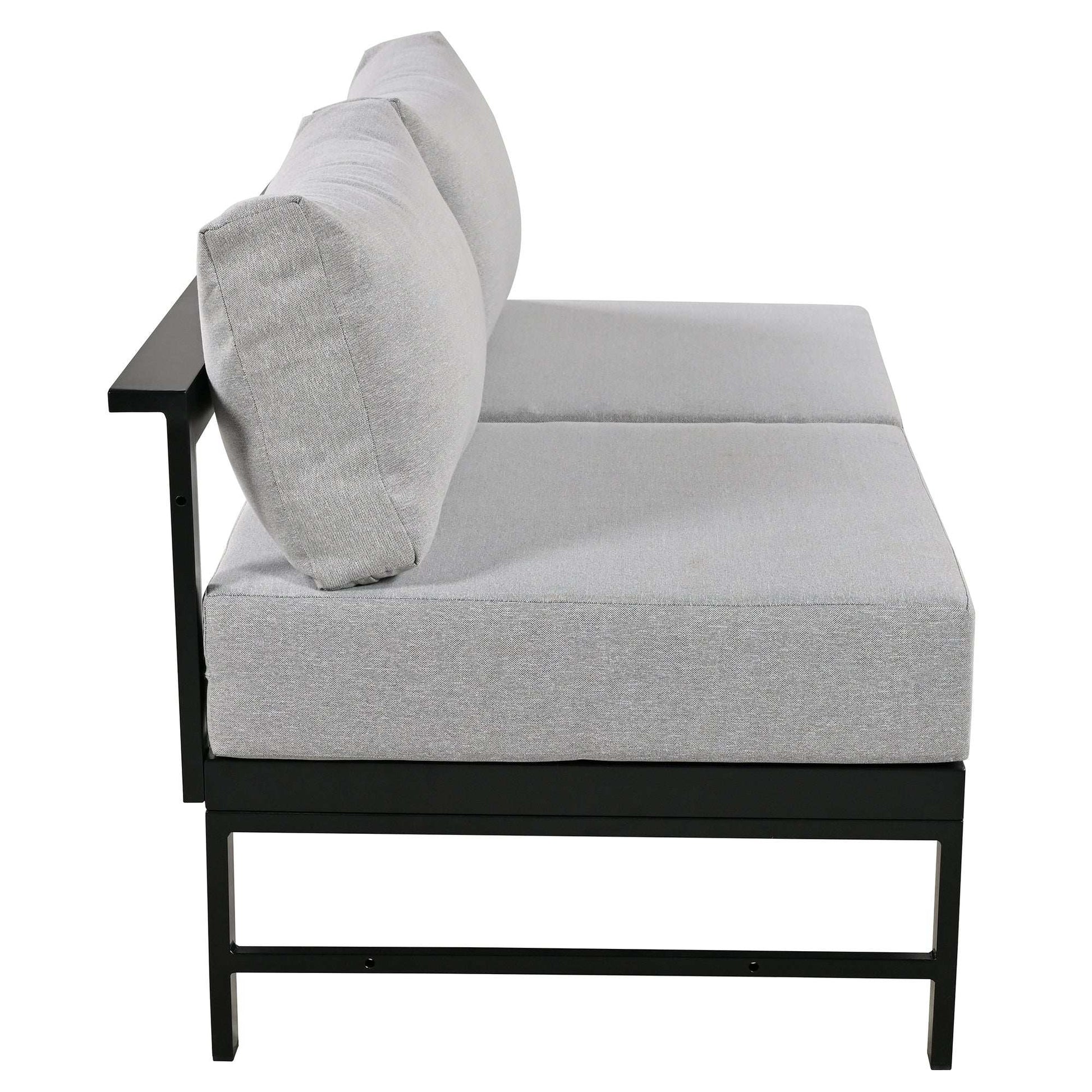U-shaped multi-person outdoor sofa set, suitable for gardens, backyards, and balconies. - Best Buy Furniture