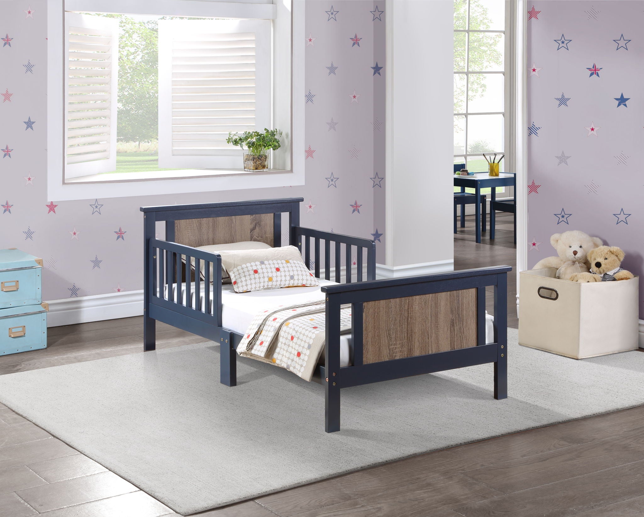 Connelly - Reversible Panel Toddler Bed - Best Buy Furniture