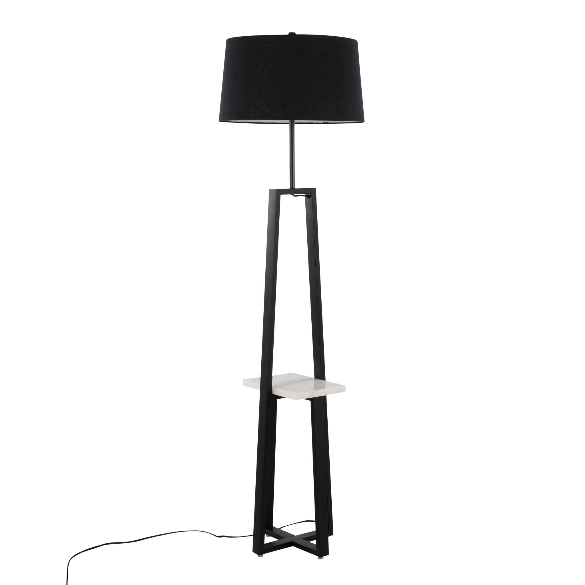 Cosmo - Shelf Contemporary / Glam Floor Lamp - Best Buy Furniture