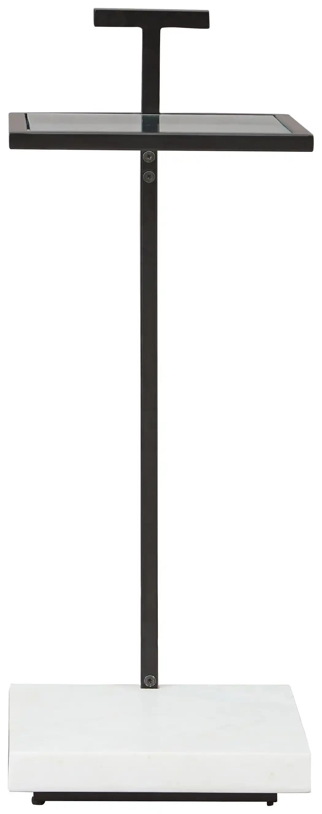 Mannill - Accent Table - Black / White - Best Buy Furniture