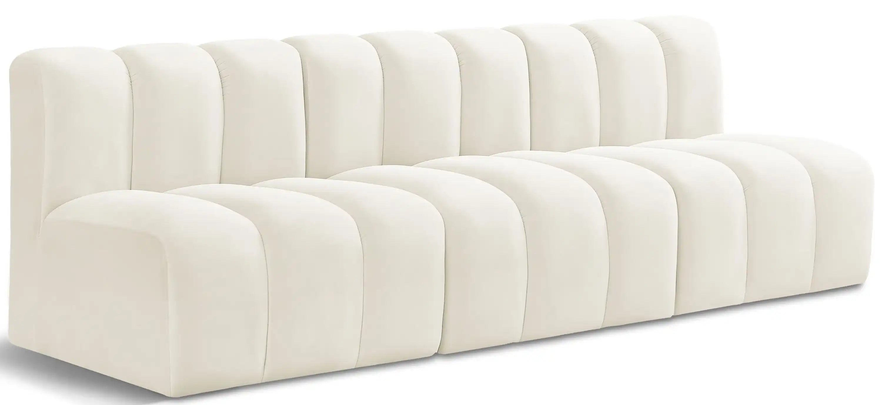 Arc - Velvet 3 Seats Modular Sofa - Best Buy Furniture