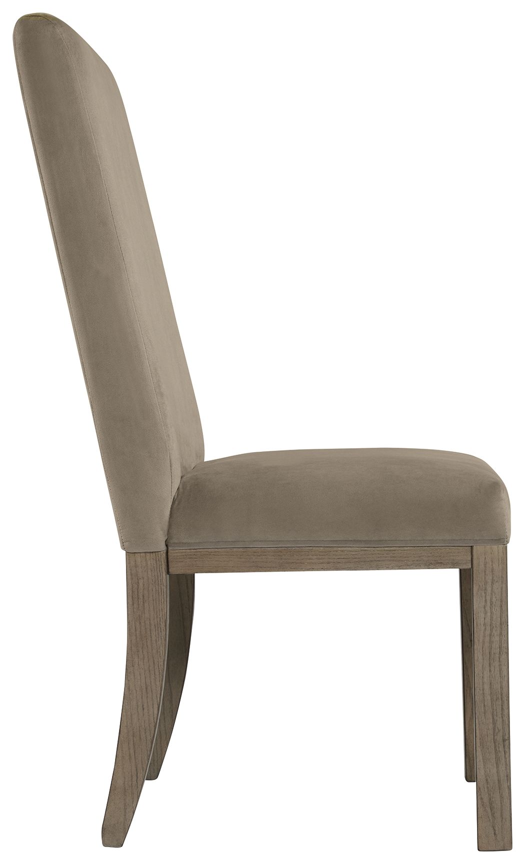 Chrestner - Dining UPH Side Chair (Set of 2) - Gray / Brown - Best Buy Furniture