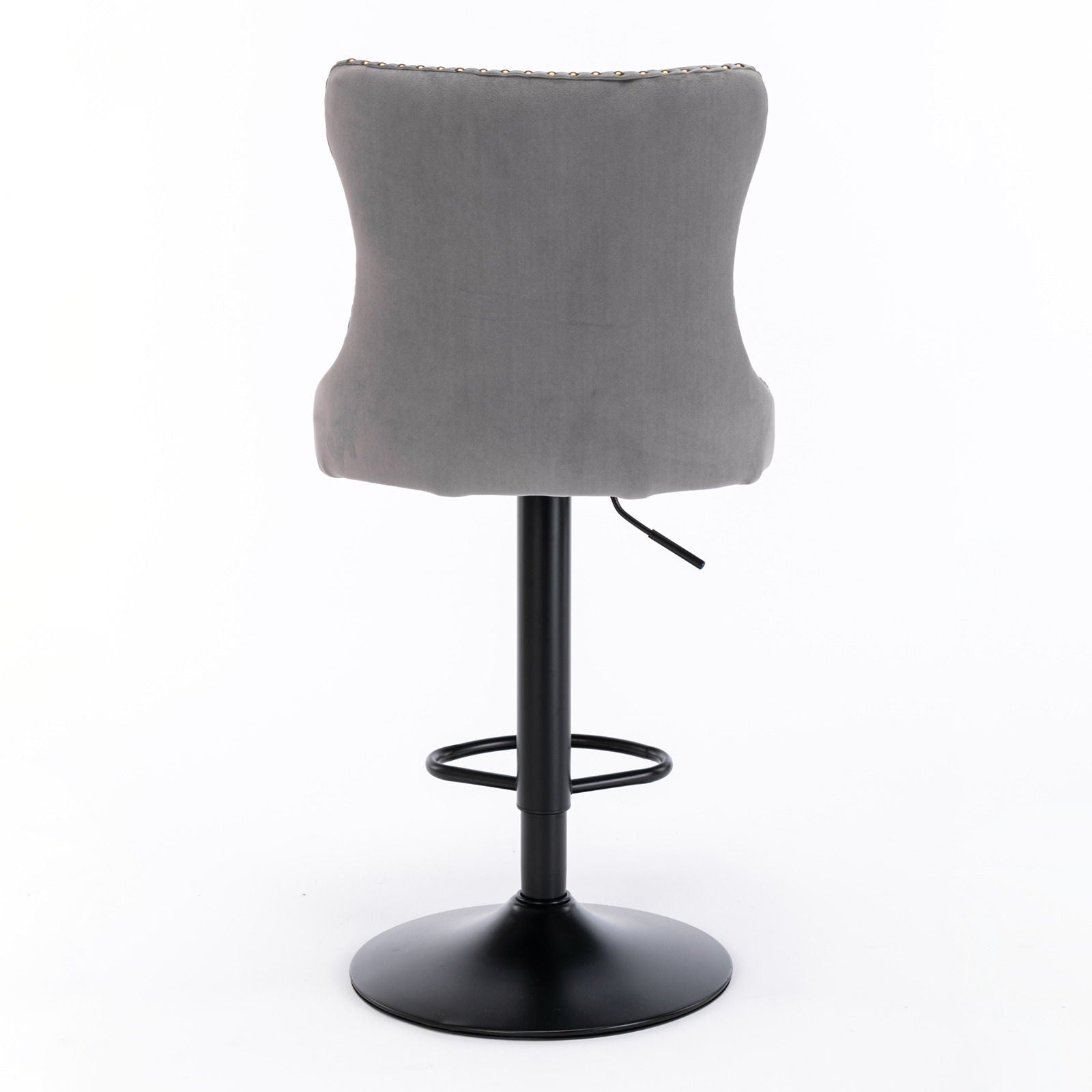 Swivel Velvet Barstools Adjusatble Seat Height, Modern Upholstered Bar Stools With Backs Comfortable Tufted For Home Pub And Kitchen Island (Set of 2) - Best Buy Furniture