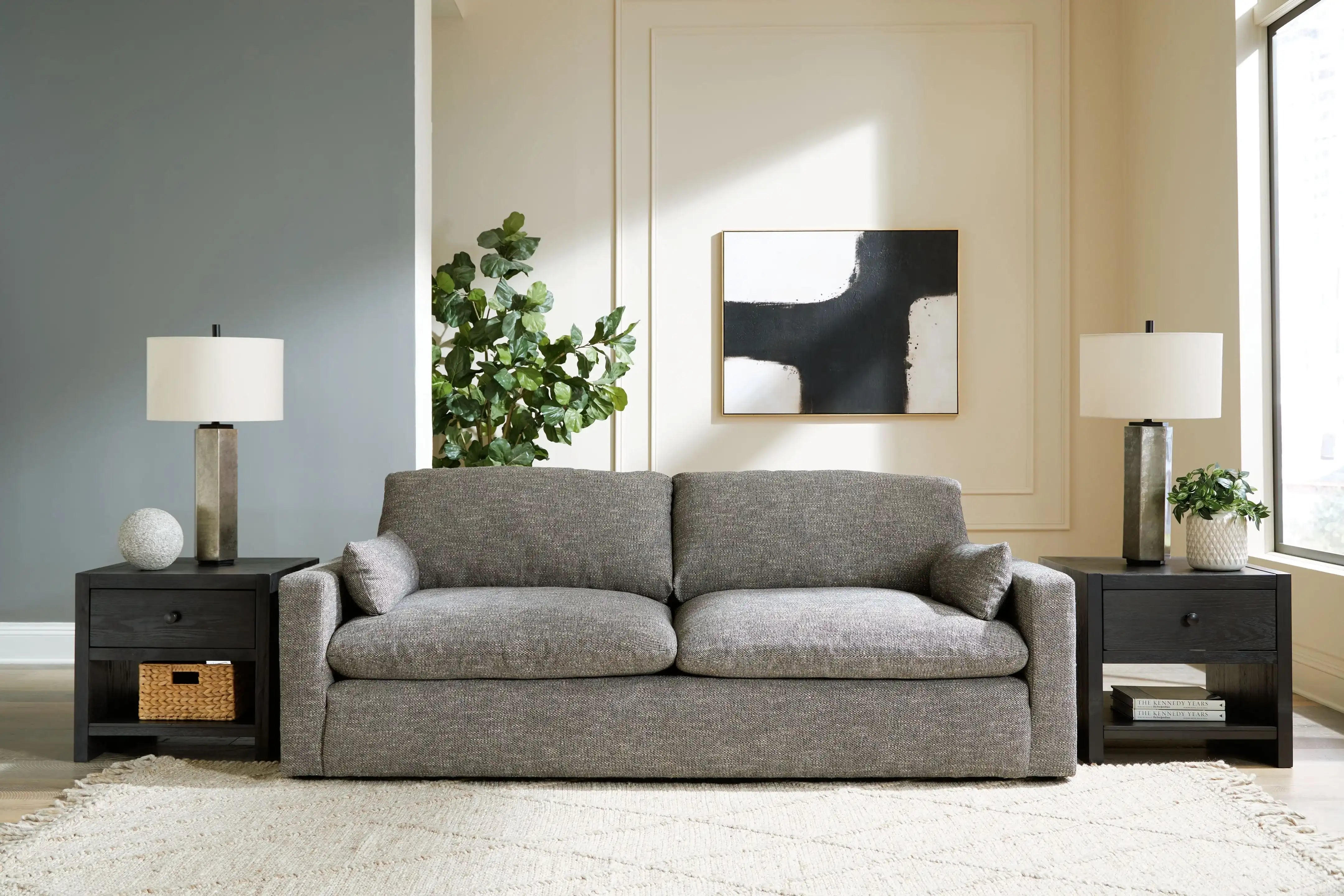 Dramatic - Sofa - Granite - Best Buy Furniture