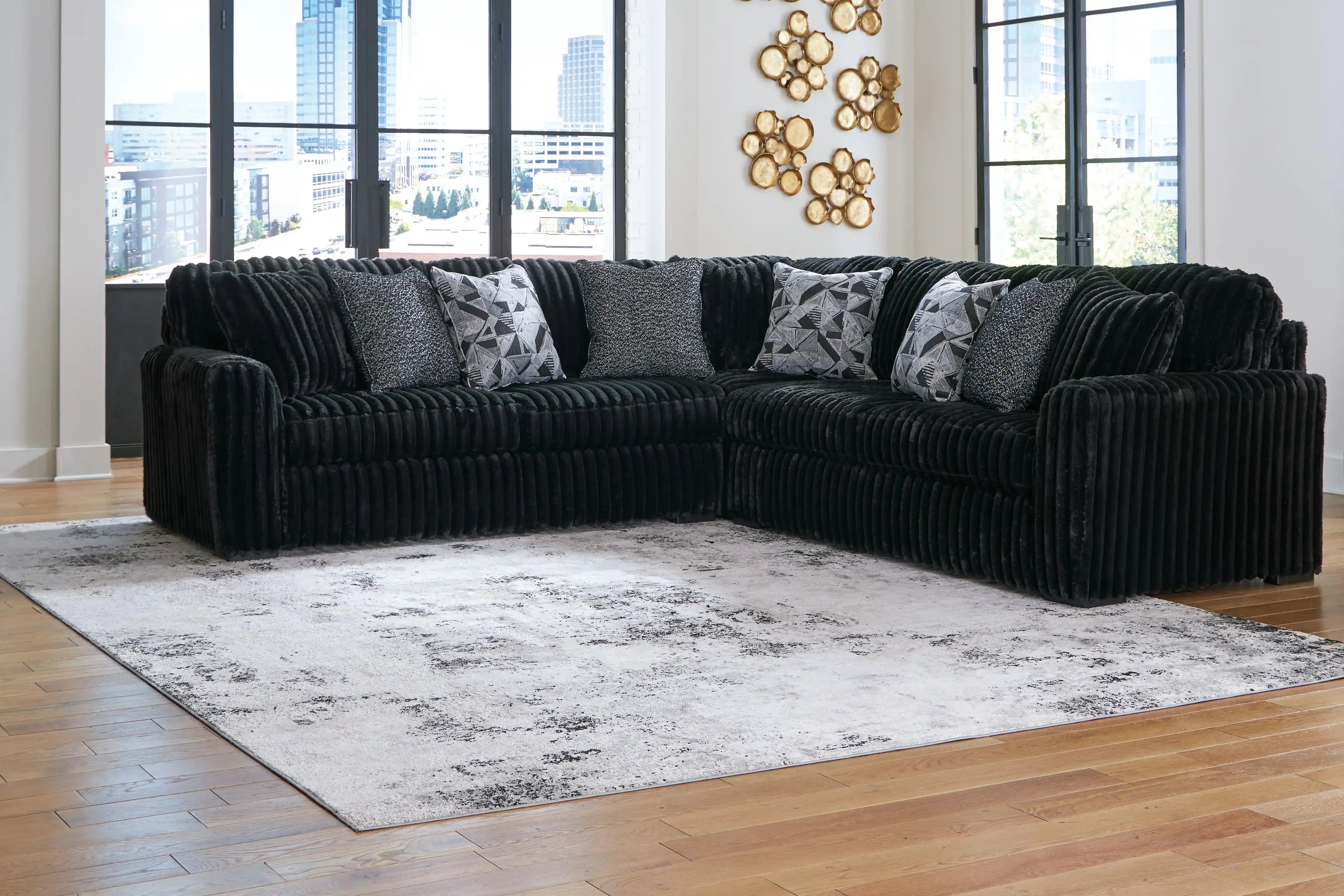 Midnight-Madness - Sectional - Best Buy Furniture