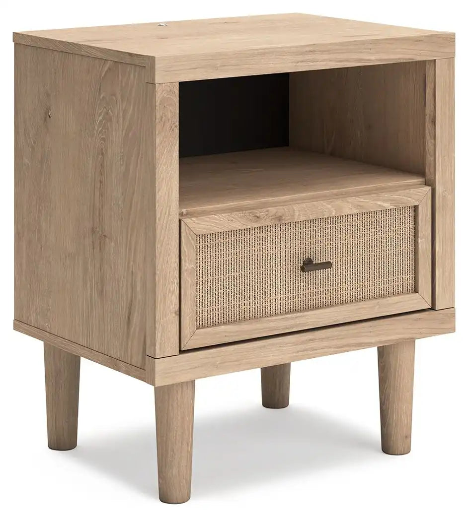 Cielden - One Drawer Night Stand - Two-Tone - Best Buy Furniture