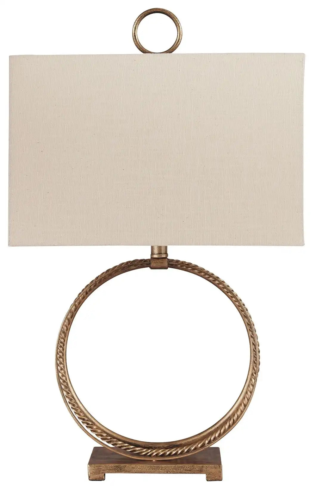 Mahala - Metal Table Lamp - Antique Gold Finish - Best Buy Furniture