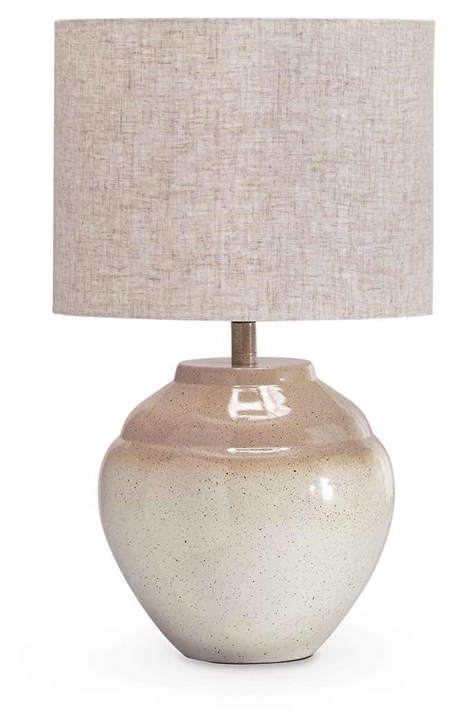 Waldish - Metal Table Lamp - Cream / Beige - Best Buy Furniture