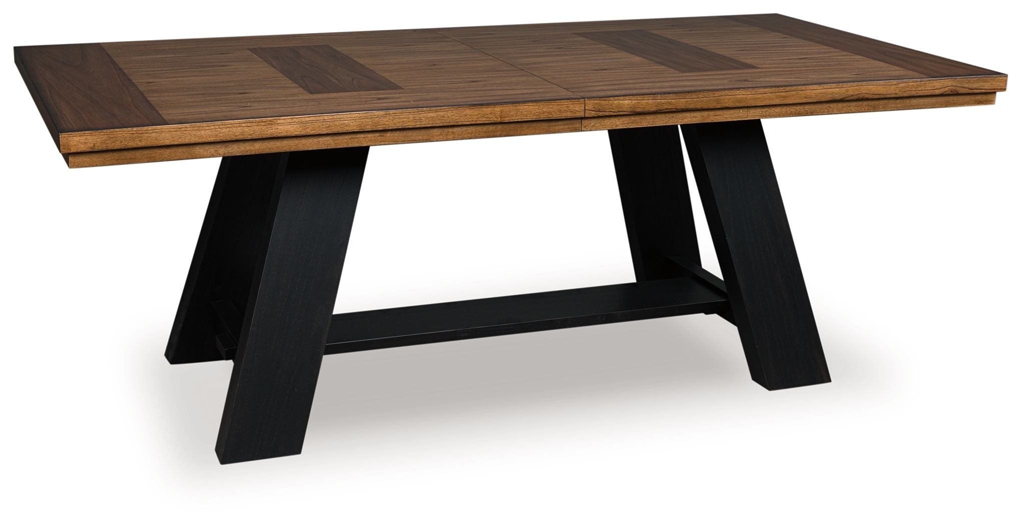 Greddinton - Dining Extension Table - Brown / Black - Best Buy Furniture
