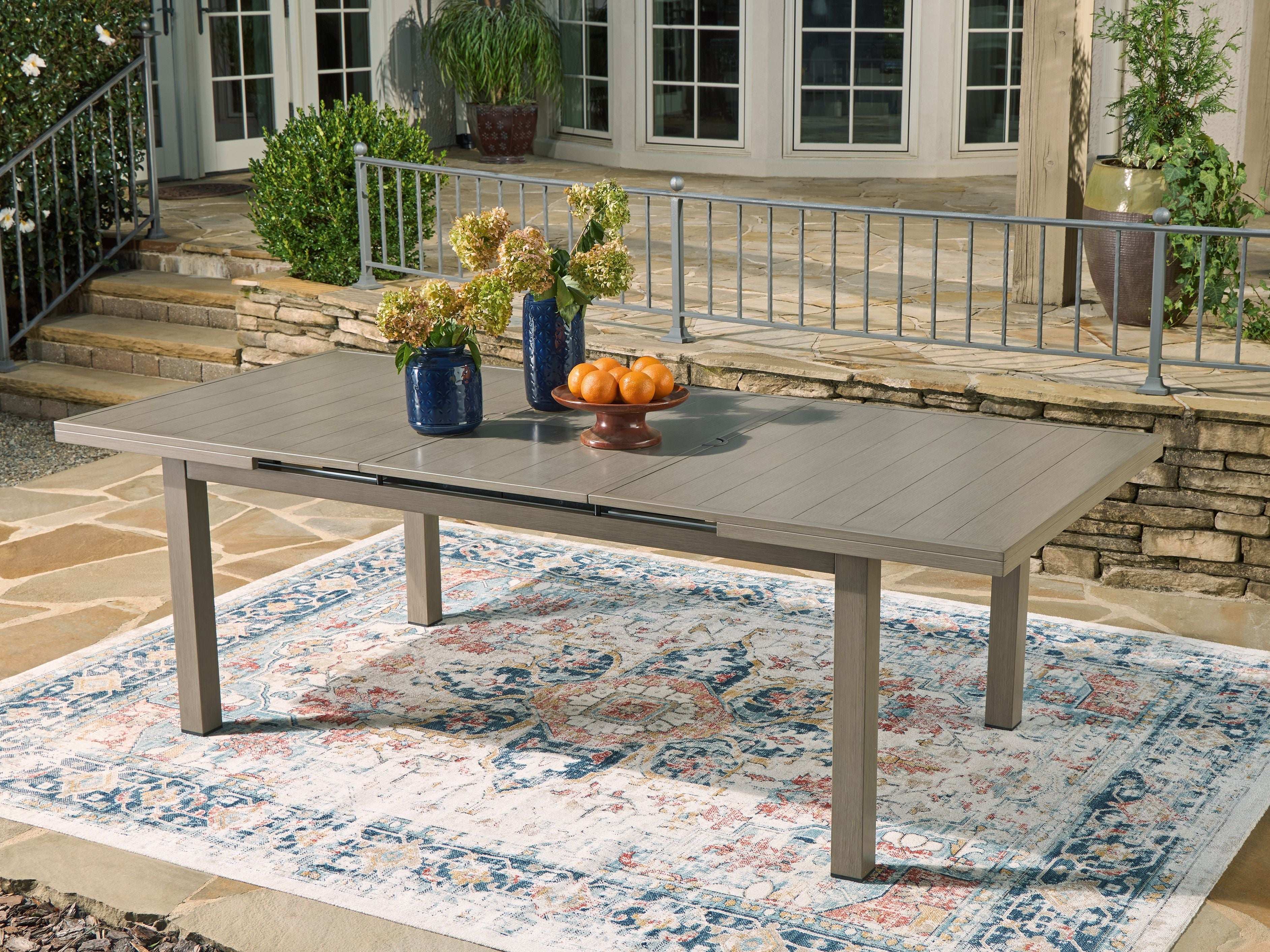 Beach Front - RECT Dining Room EXT Table - Beige - Best Buy Furniture