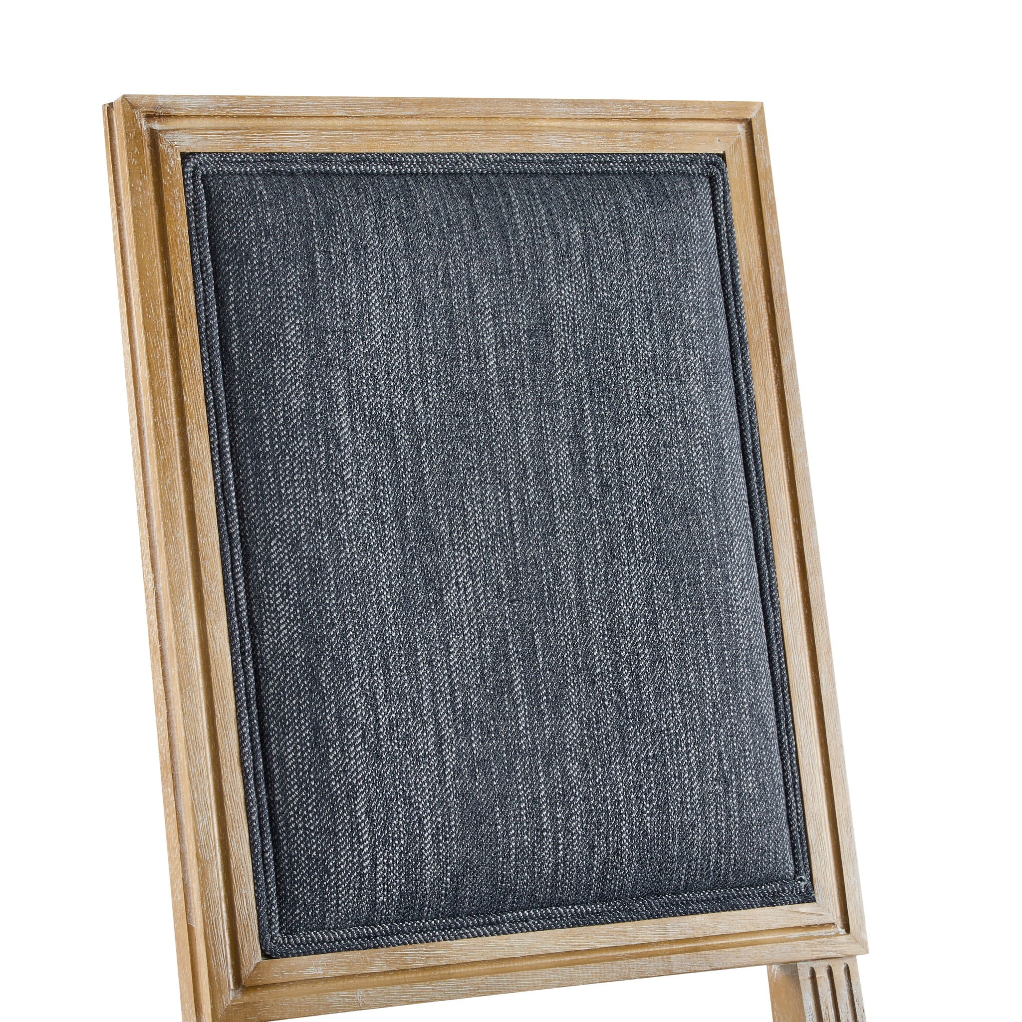 French Country Style Dining Chair With Upholstered Seating And Fluted Legs - Best Buy Furniture