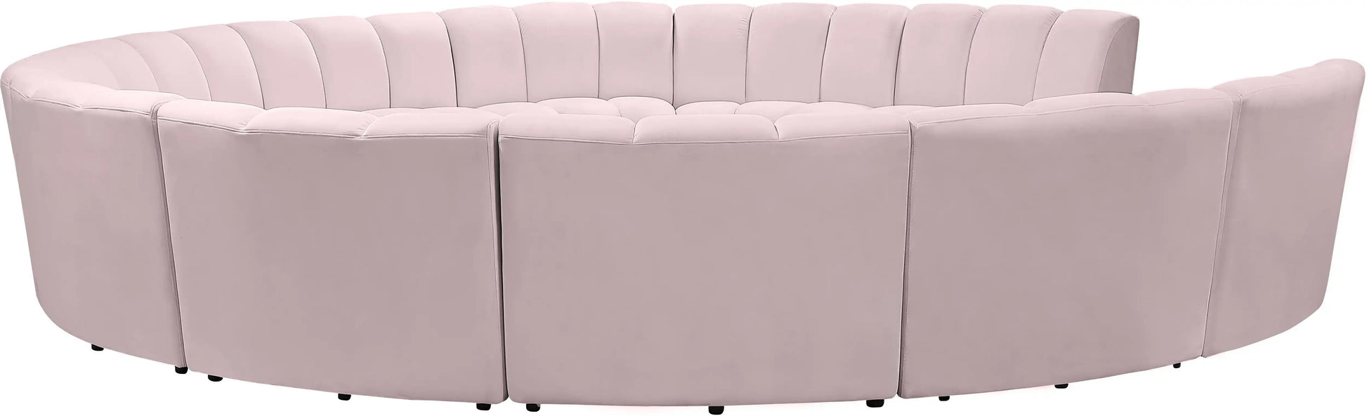 Infinity - 11 Piece Velvet Modular Sectional - Best Buy Furniture