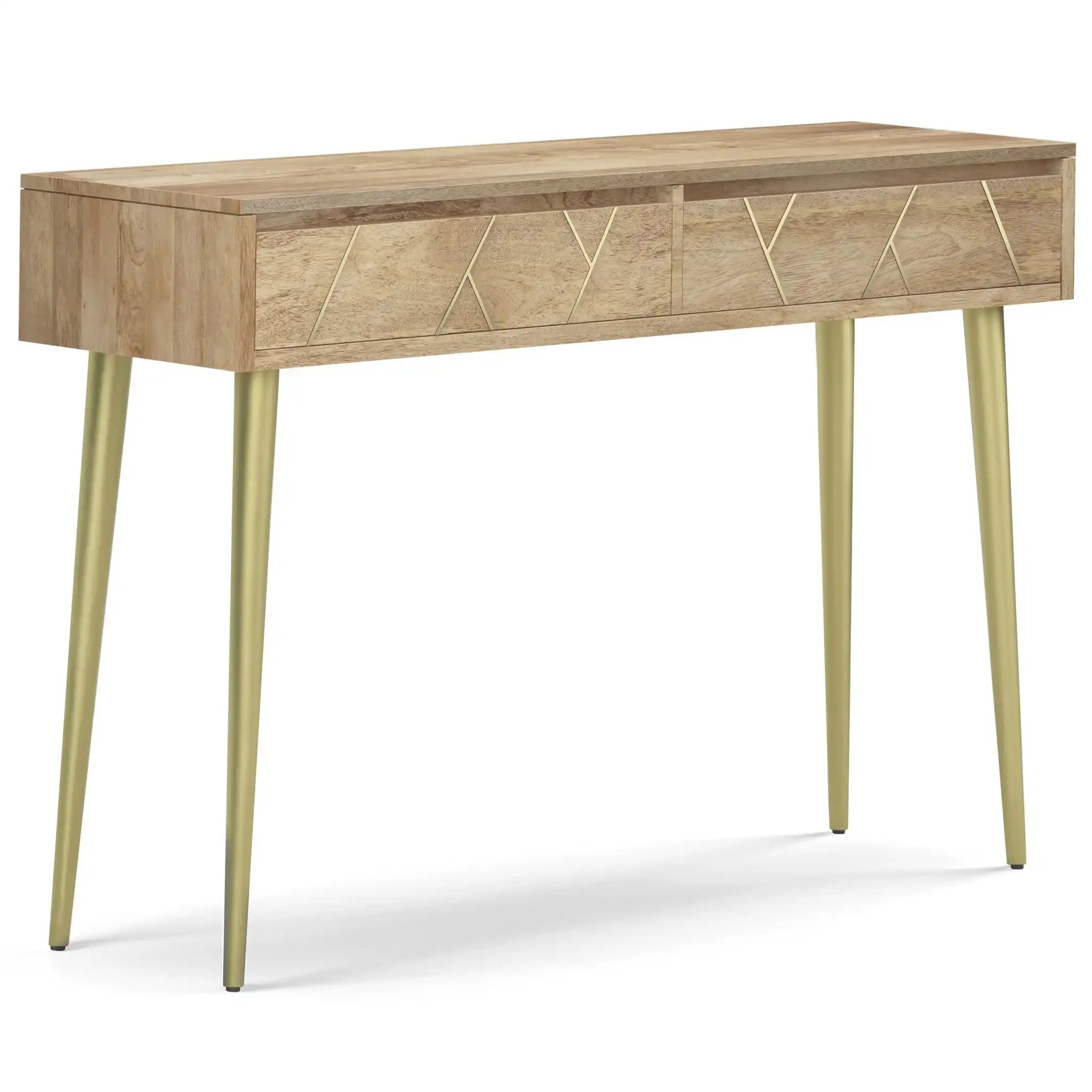 Jager - Console Table - Natural - Best Buy Furniture