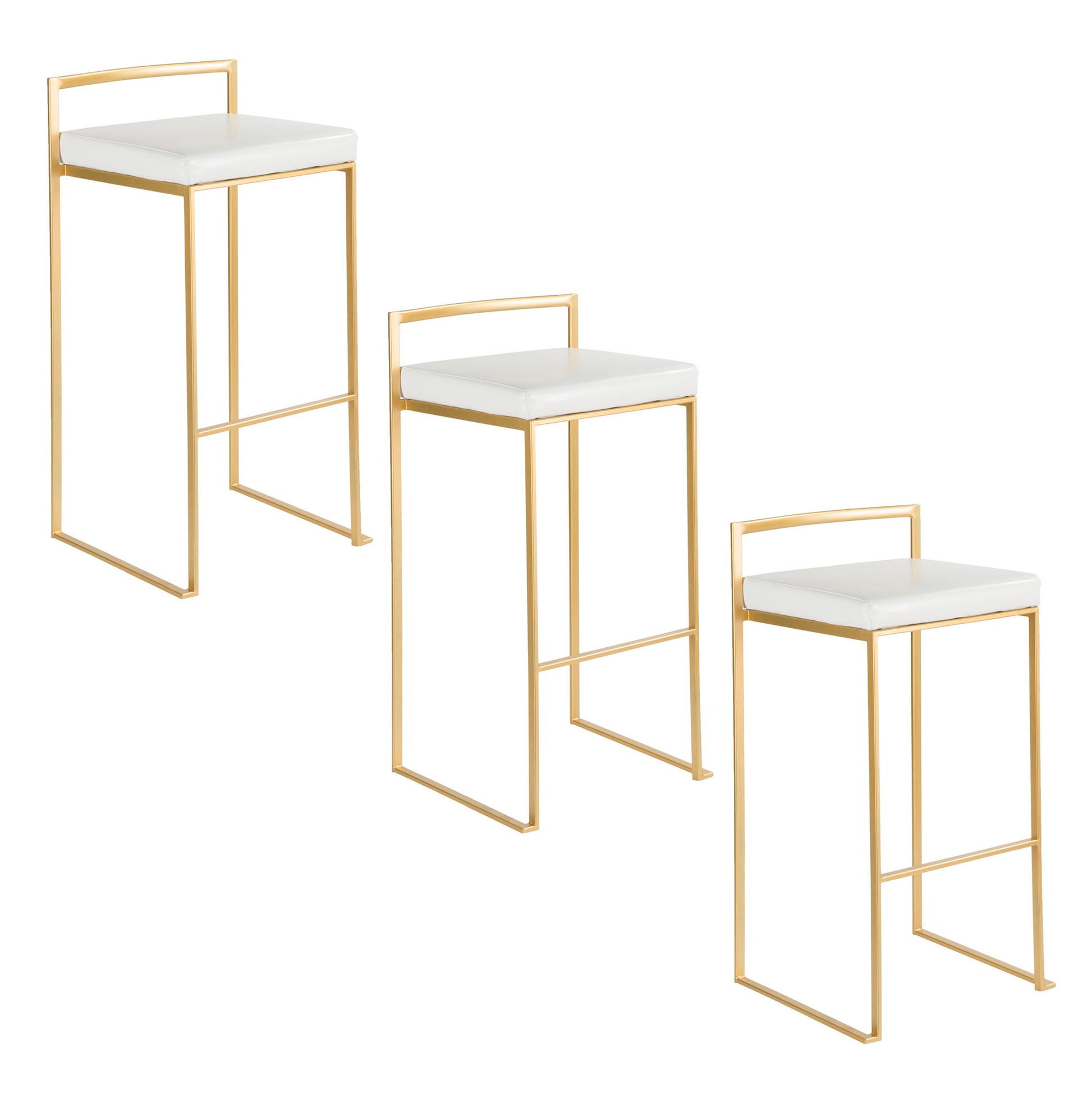 Fuji - Contemporary / Glam & Quality Construction Barstool - Best Buy Furniture