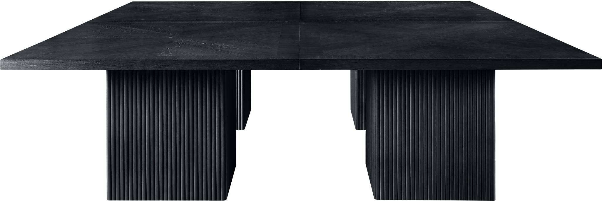 Belinda - Mid-Century Modern Modular Dining Table - Black - Best Buy Furniture