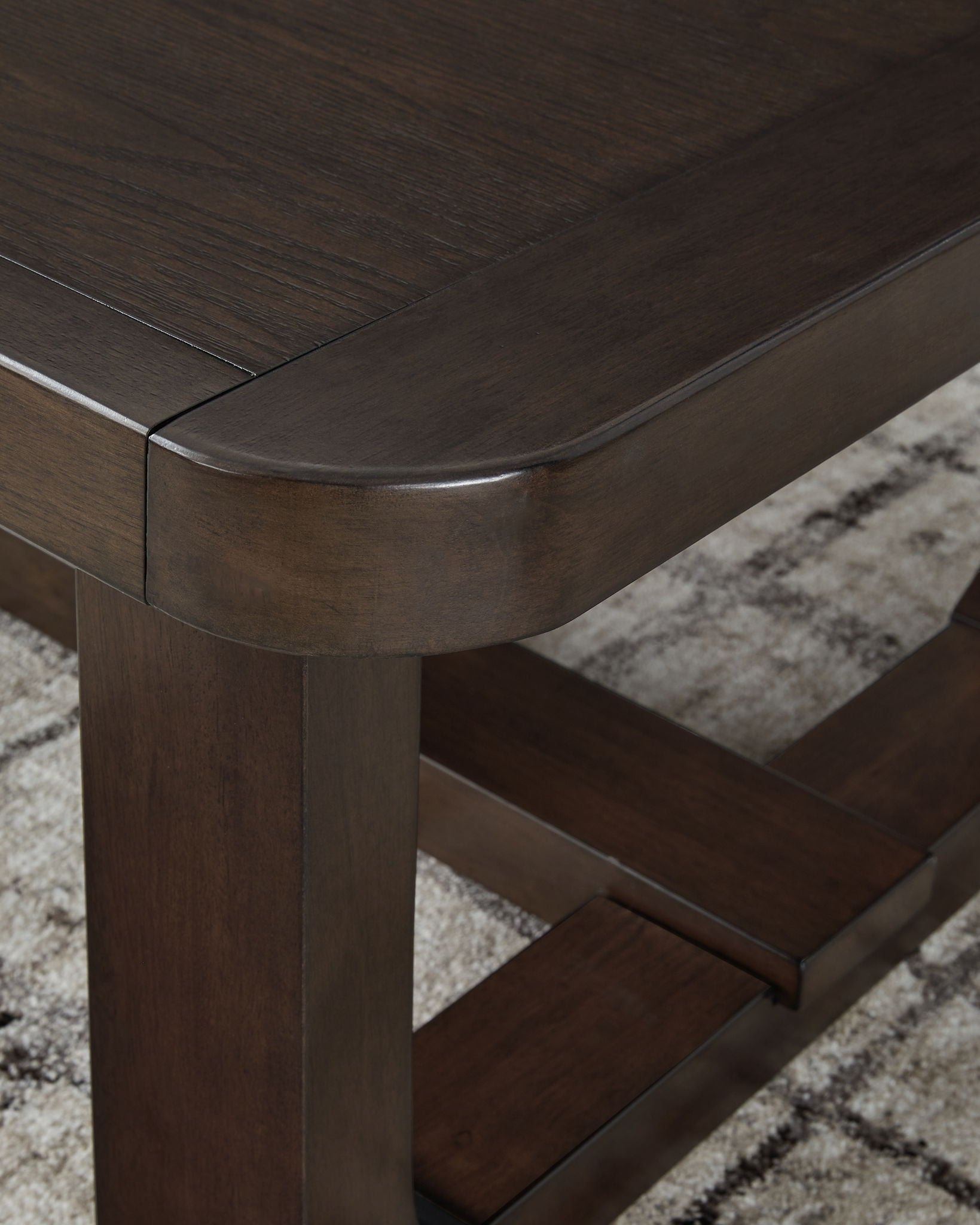Breckington - Rectangular Cocktail Table - Dark Brown - Best Buy Furniture